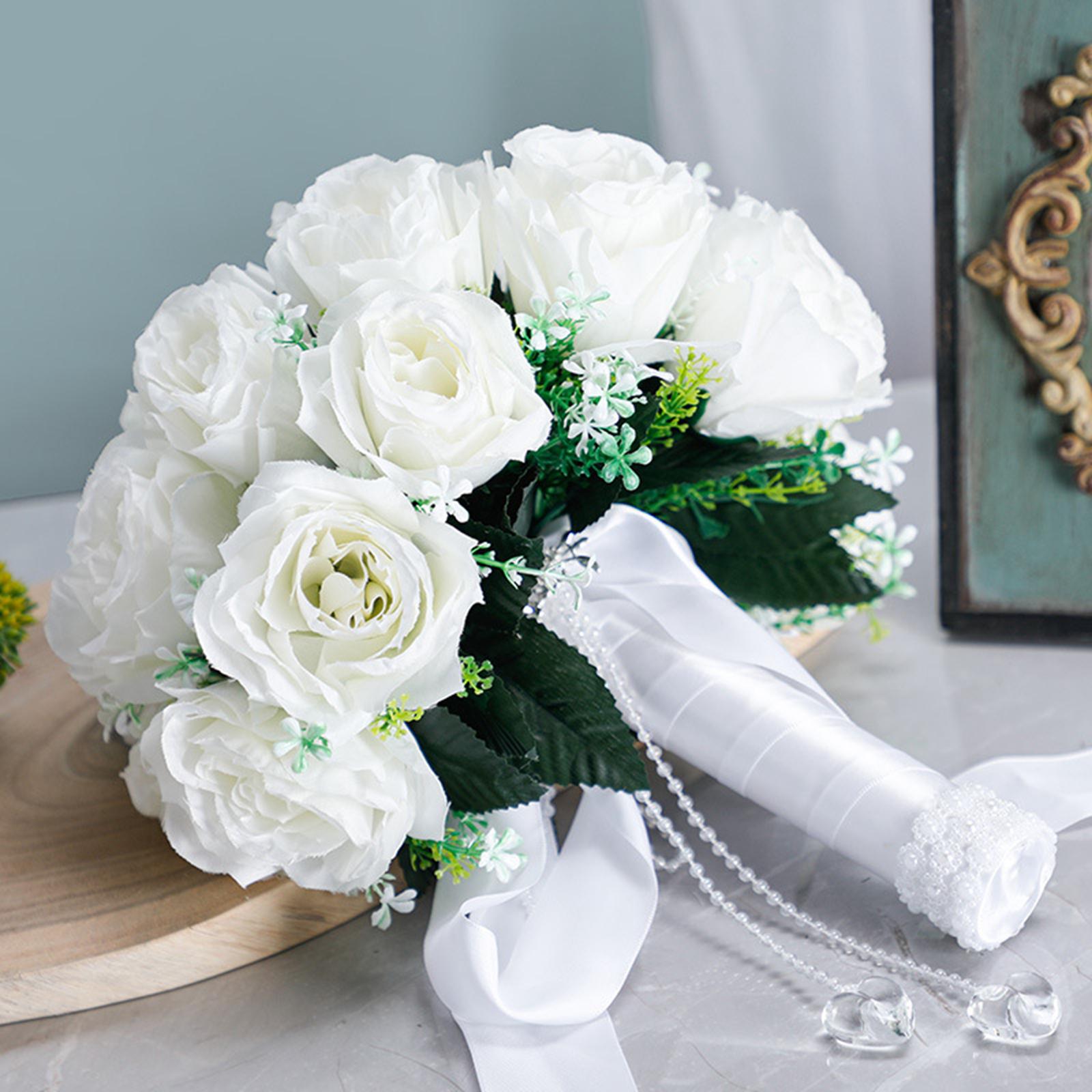 Wedding Bridal Bouquet Elegant Artificial Flowers for Festival Party Wedding