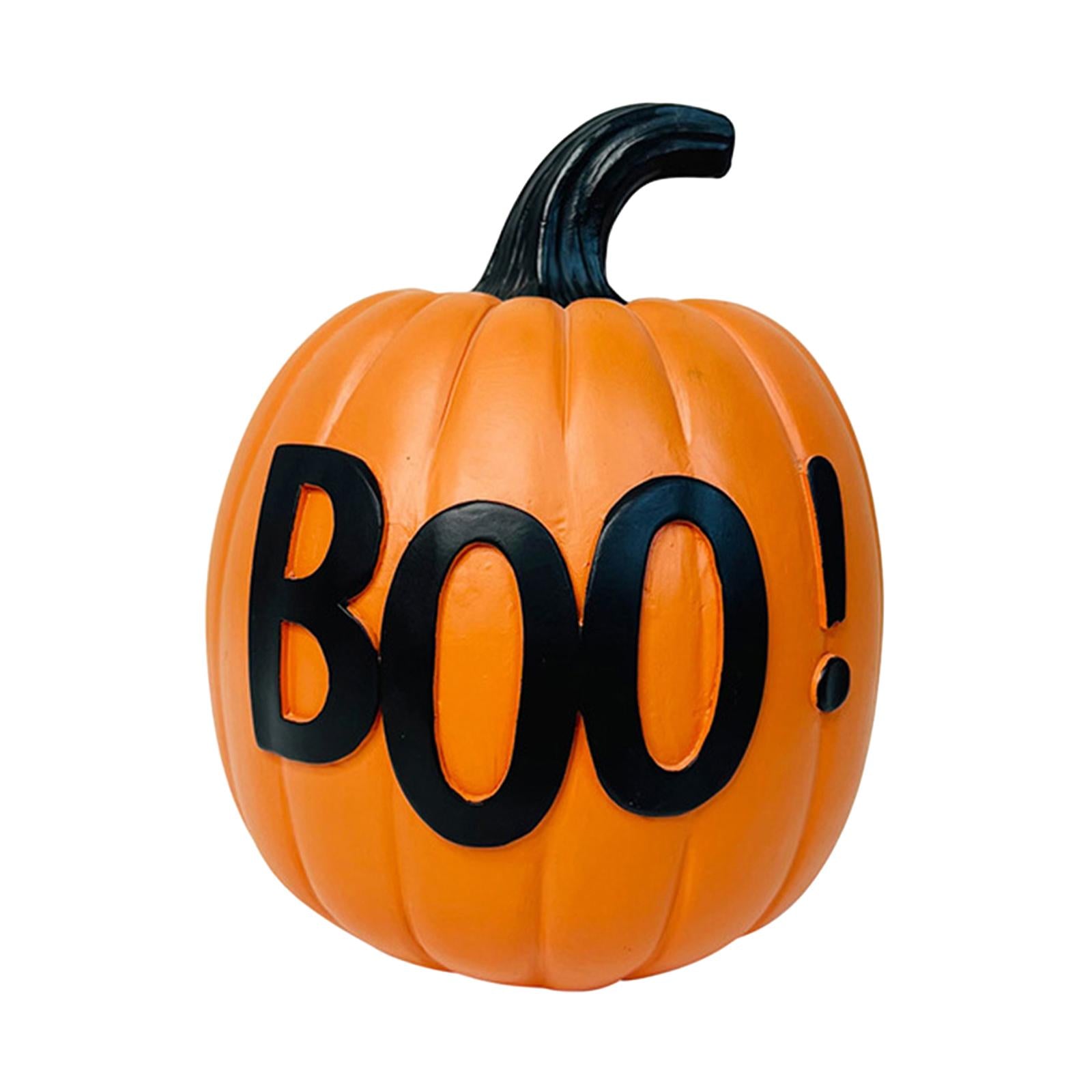 Halloween Pumpkin Props Artificial Vegetables for Porch Party Outdoor Indoor Orange