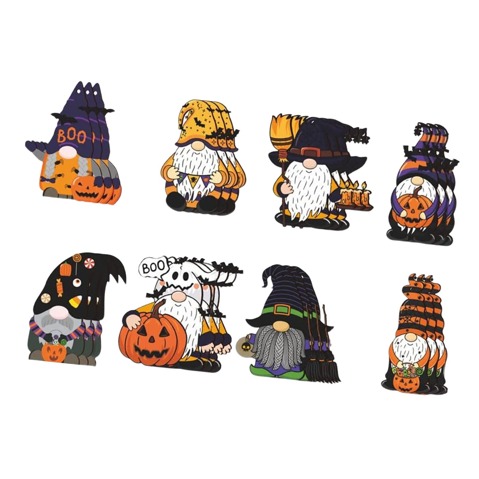 Wooden Halloween Tree Hanging Ornaments Sturdy Party Supplies for Home Decor Style C