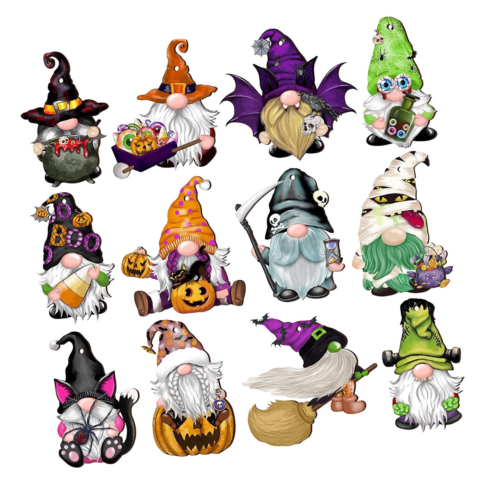 Wooden Halloween Tree Hanging Ornaments Sturdy Party Supplies for Home Decor Style D