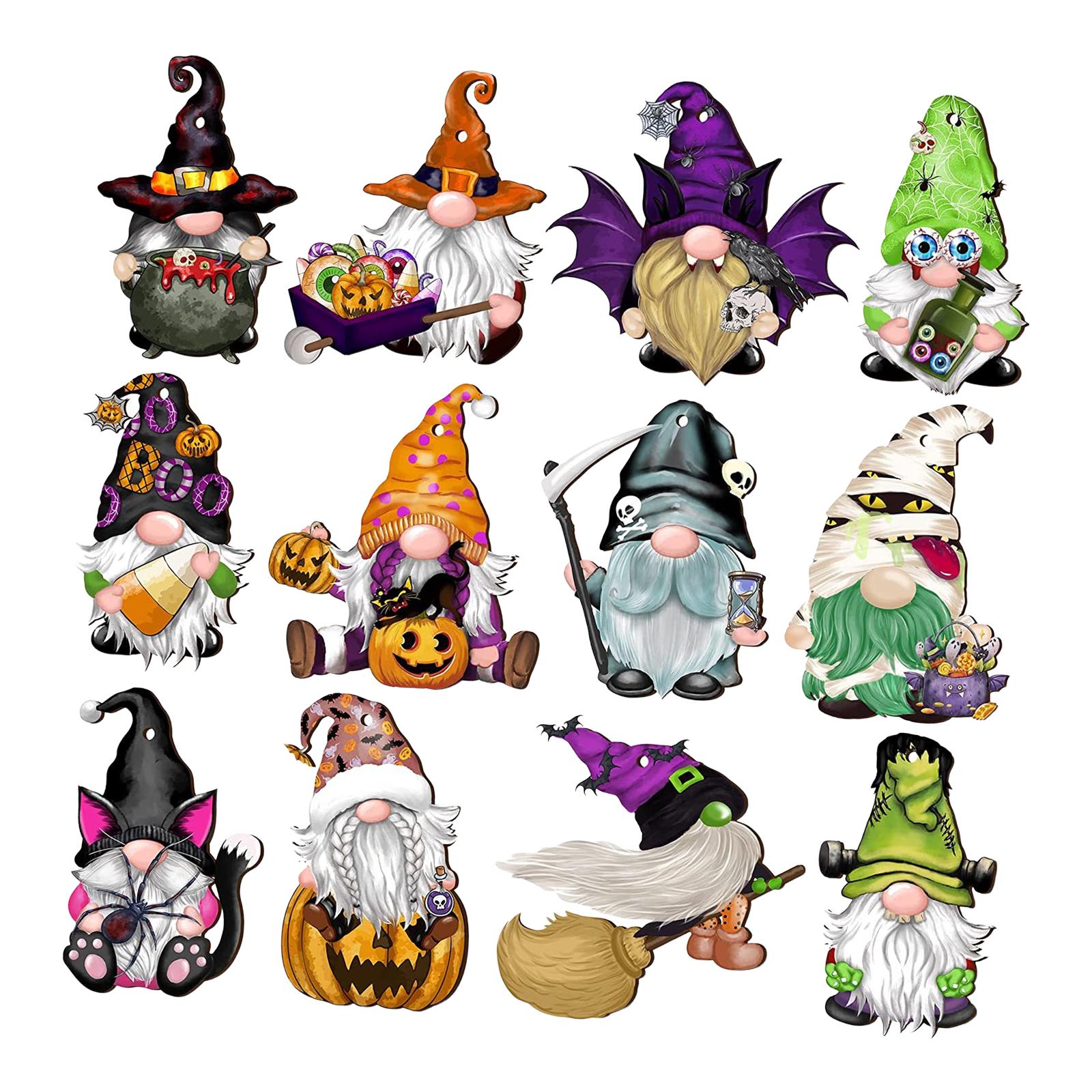 Wooden Halloween Tree Hanging Ornaments Sturdy Party Supplies for Home Decor Style D