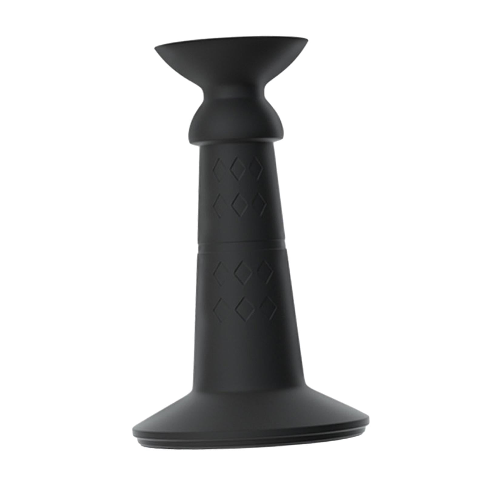 Doorstops Silicone Strong Lightweight Door Stopper for Office Hotel Bathroom Black