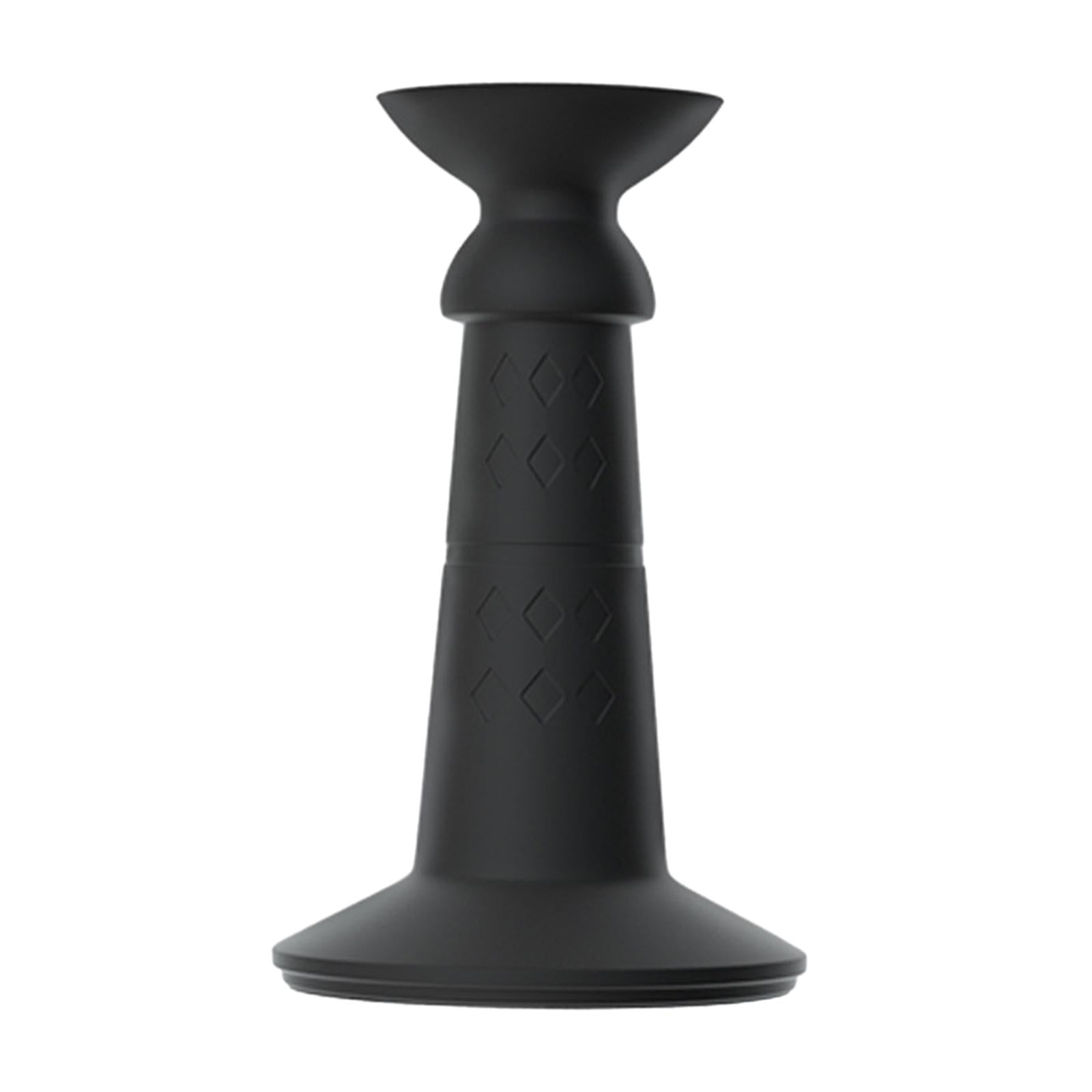 Doorstops Silicone Strong Lightweight Door Stopper for Office Hotel Bathroom Black