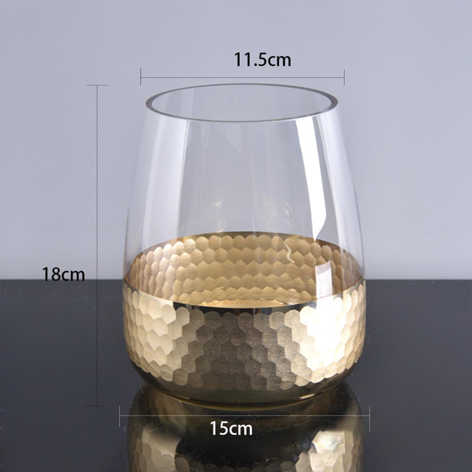 Flower Vase Table Centerpiece Plants Vase for Wedding Dinner Table Bookshelf 18x11.5x15cm