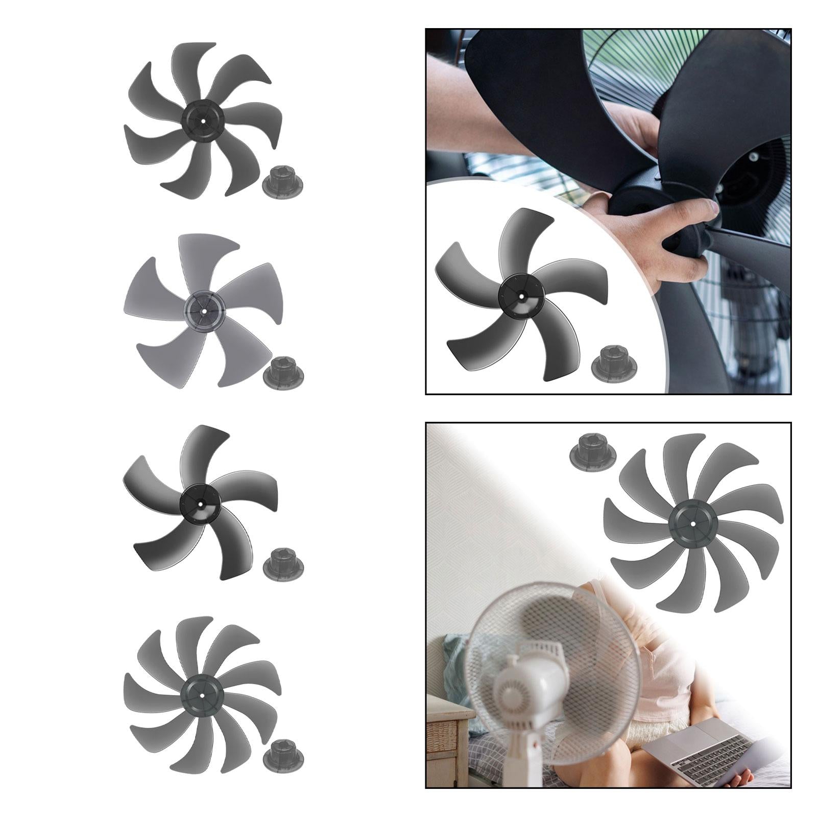 Fan Balde Easy to Install High Performance Direct Replaces Cooling Fan Balde 7 Blades 34cm