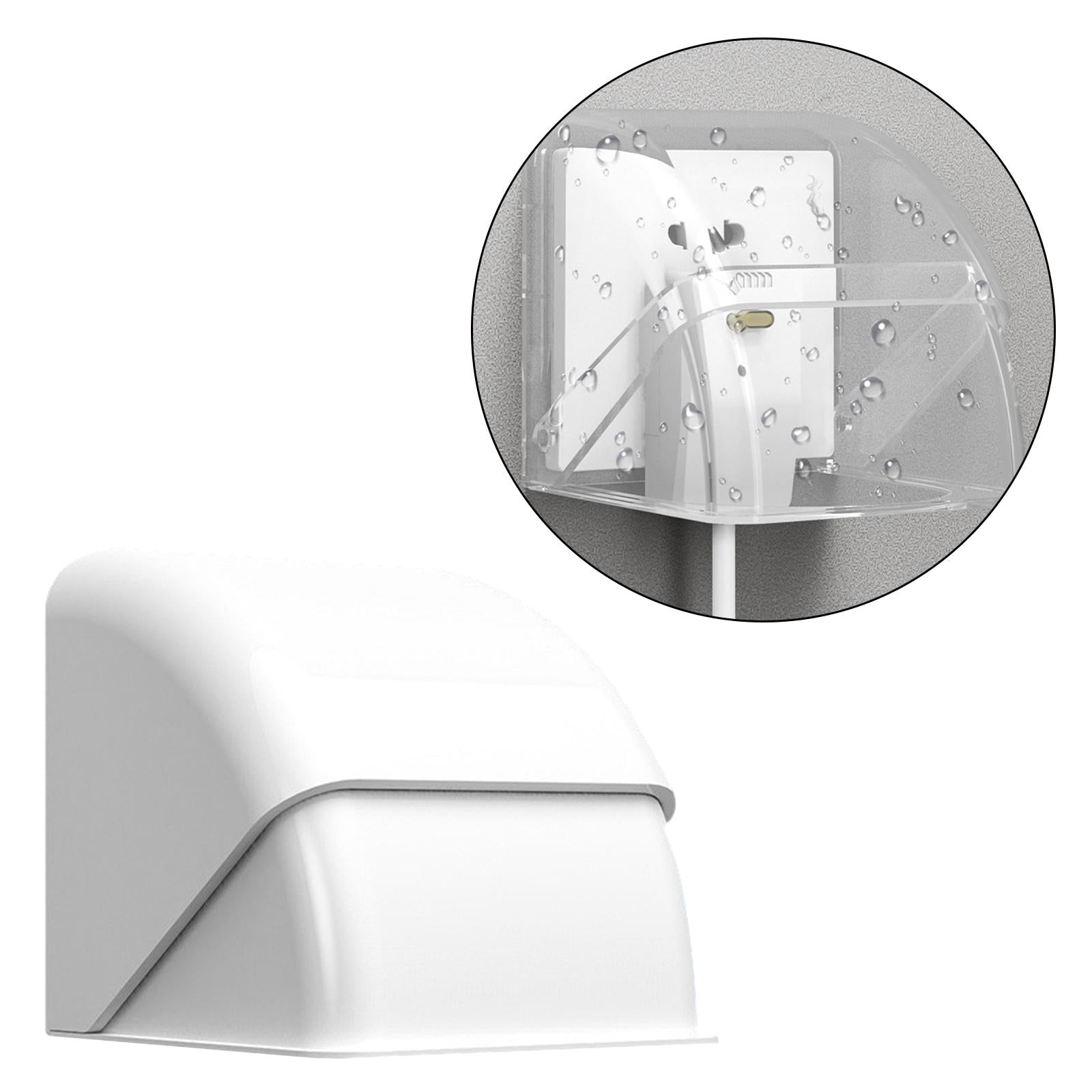 Bathroom Socket Box 86 Type Traveling Accs Dustproof Electrical Outlet Cover white