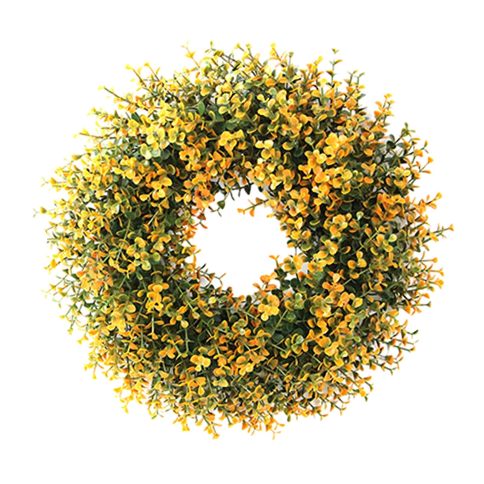 Artificial Garland Simulation Wreaths for Festival Celebration Wedding Decor Style E