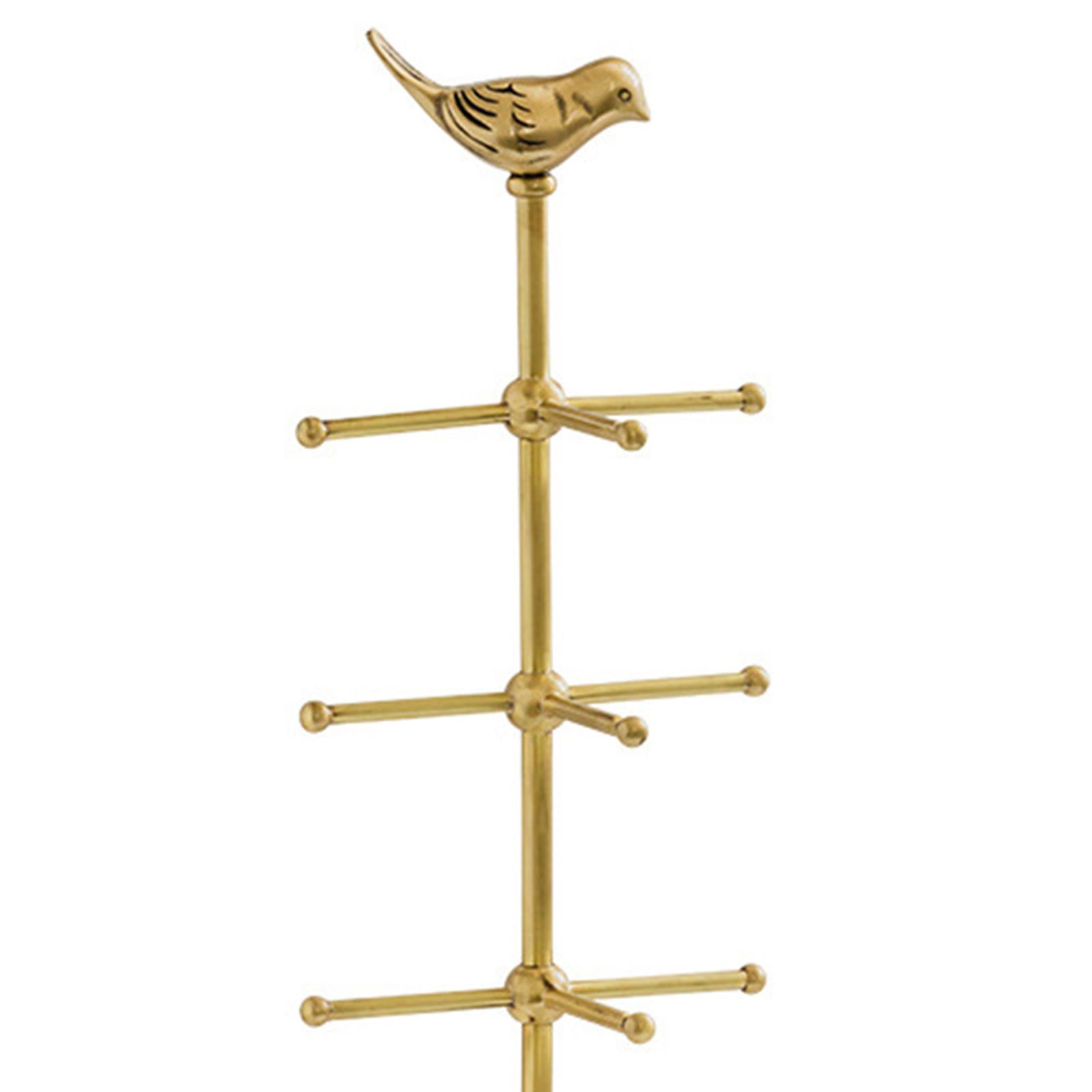 Brass Jewelry Display Stand Hair Accessories for Jewelry Party Wardrobe