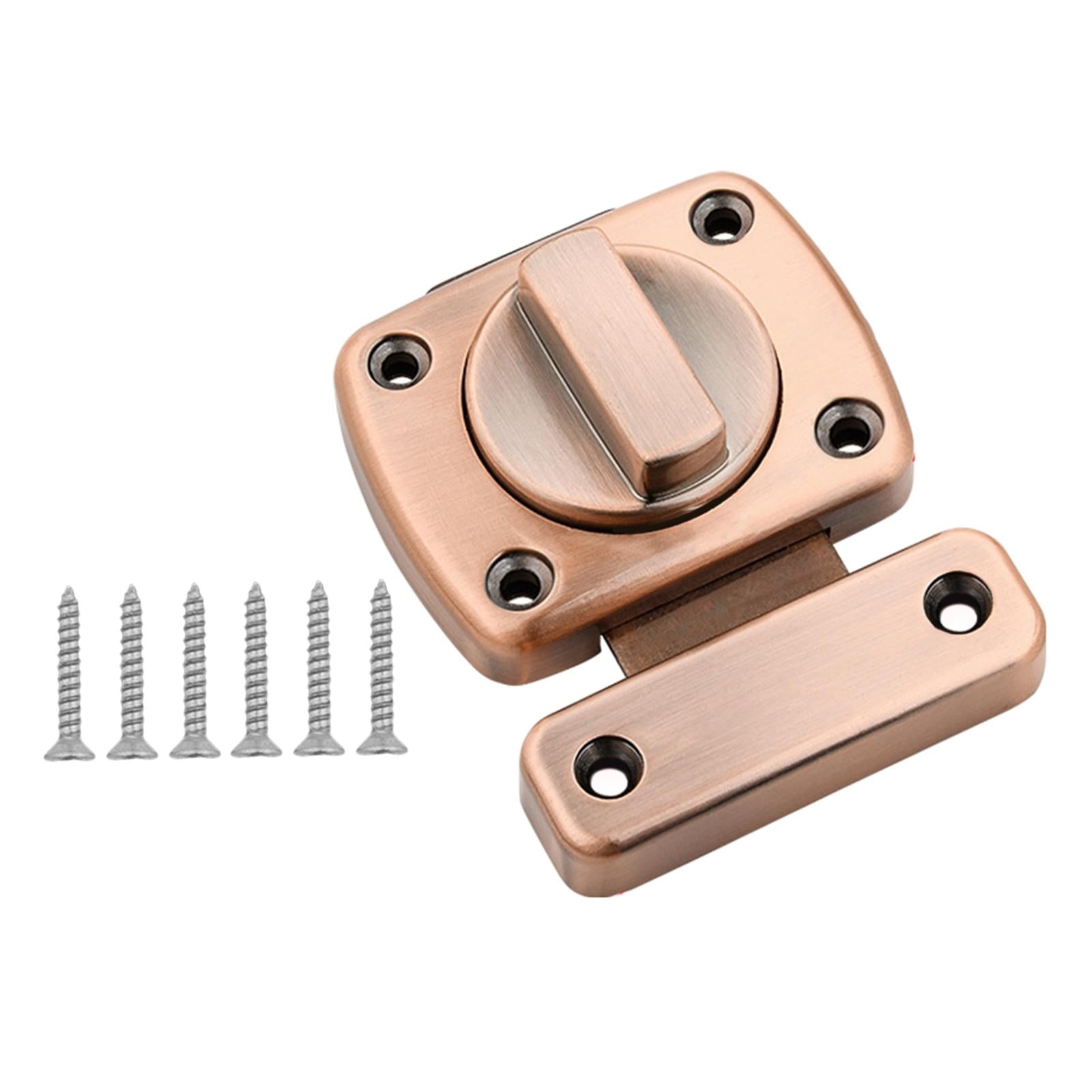 Safety Door Lock Shed with Screws Inside Door Rotate Bolt Latch Gate latches Red Bronze