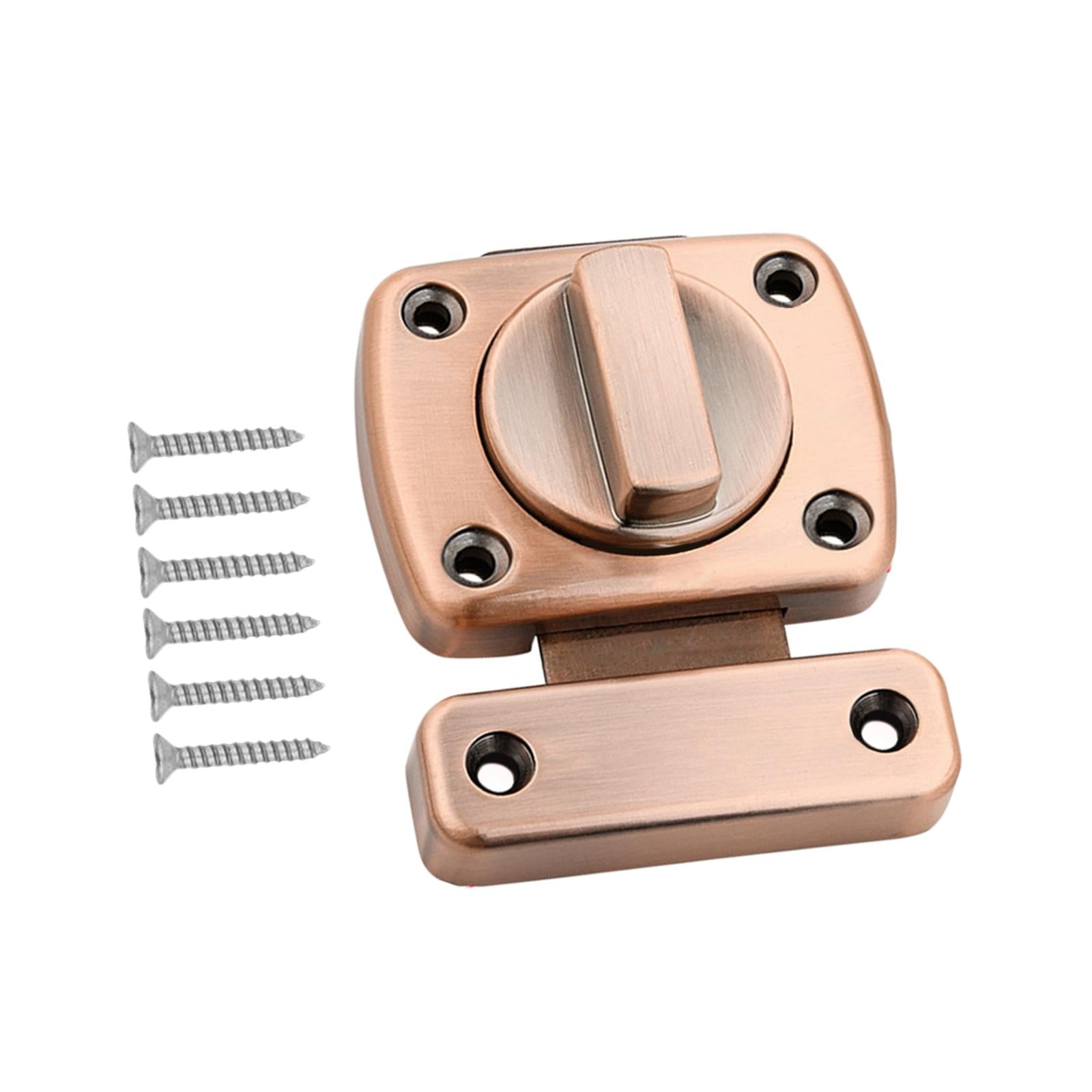 Safety Door Lock Shed with Screws Inside Door Rotate Bolt Latch Gate latches Red Bronze