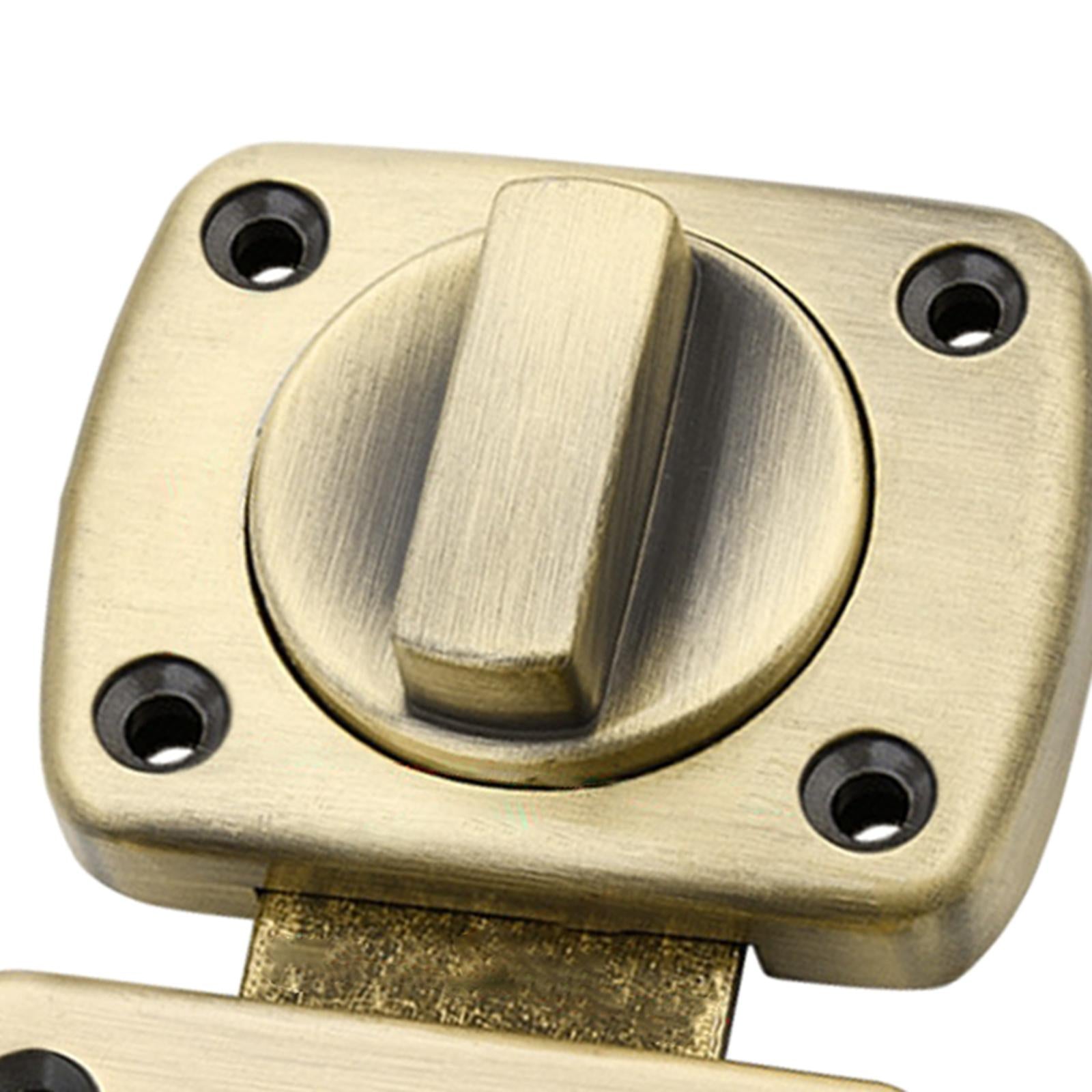 Safety Door Lock Shed with Screws Inside Door Rotate Bolt Latch Gate latches Bronze