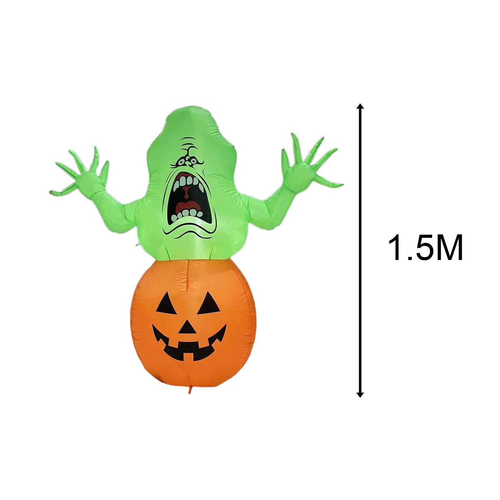 Inflatable Halloween Pumpkin Evil LED Lights Courtyard Prop Yard Decorations