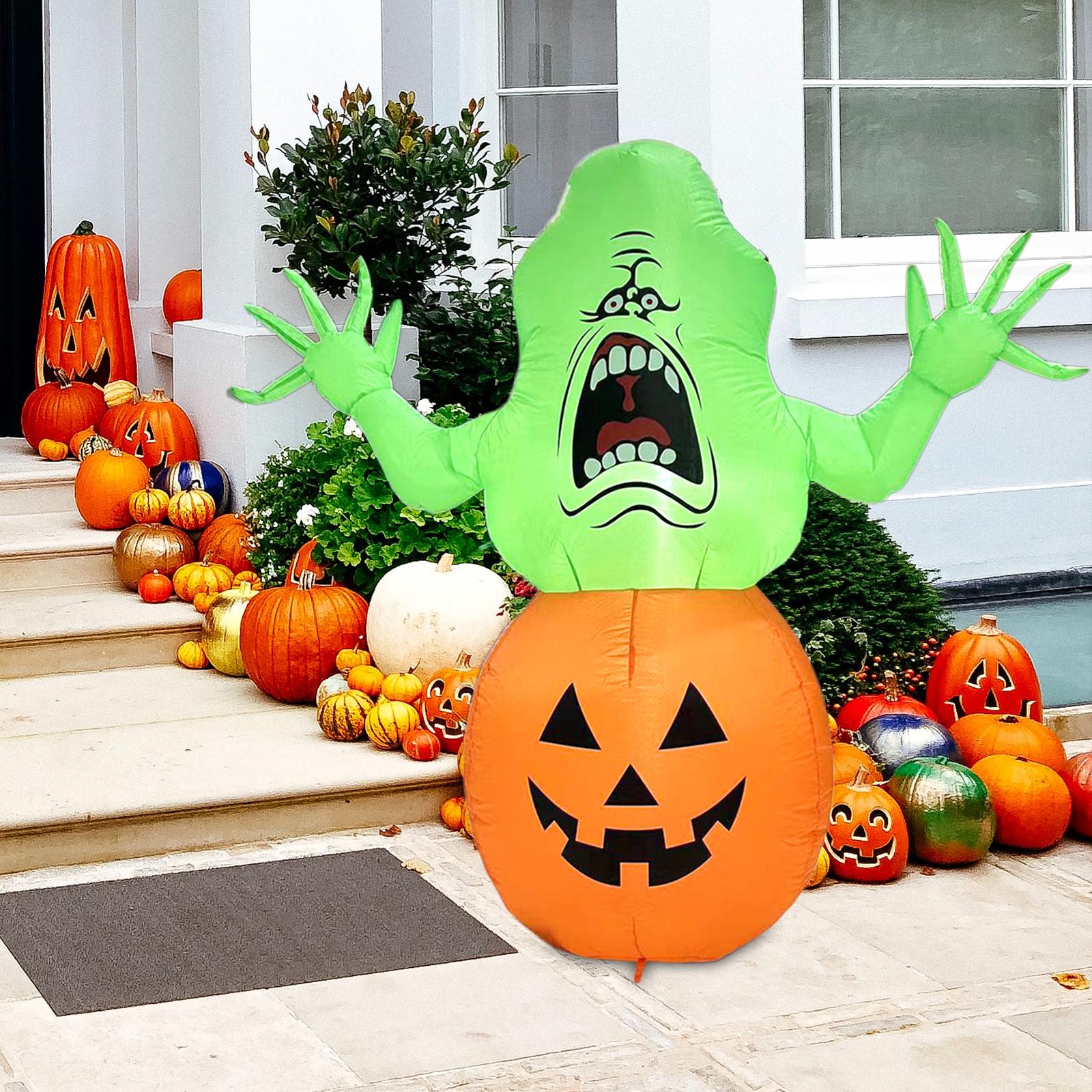 Inflatable Halloween Pumpkin Evil LED Lights Courtyard Prop Yard Decorations