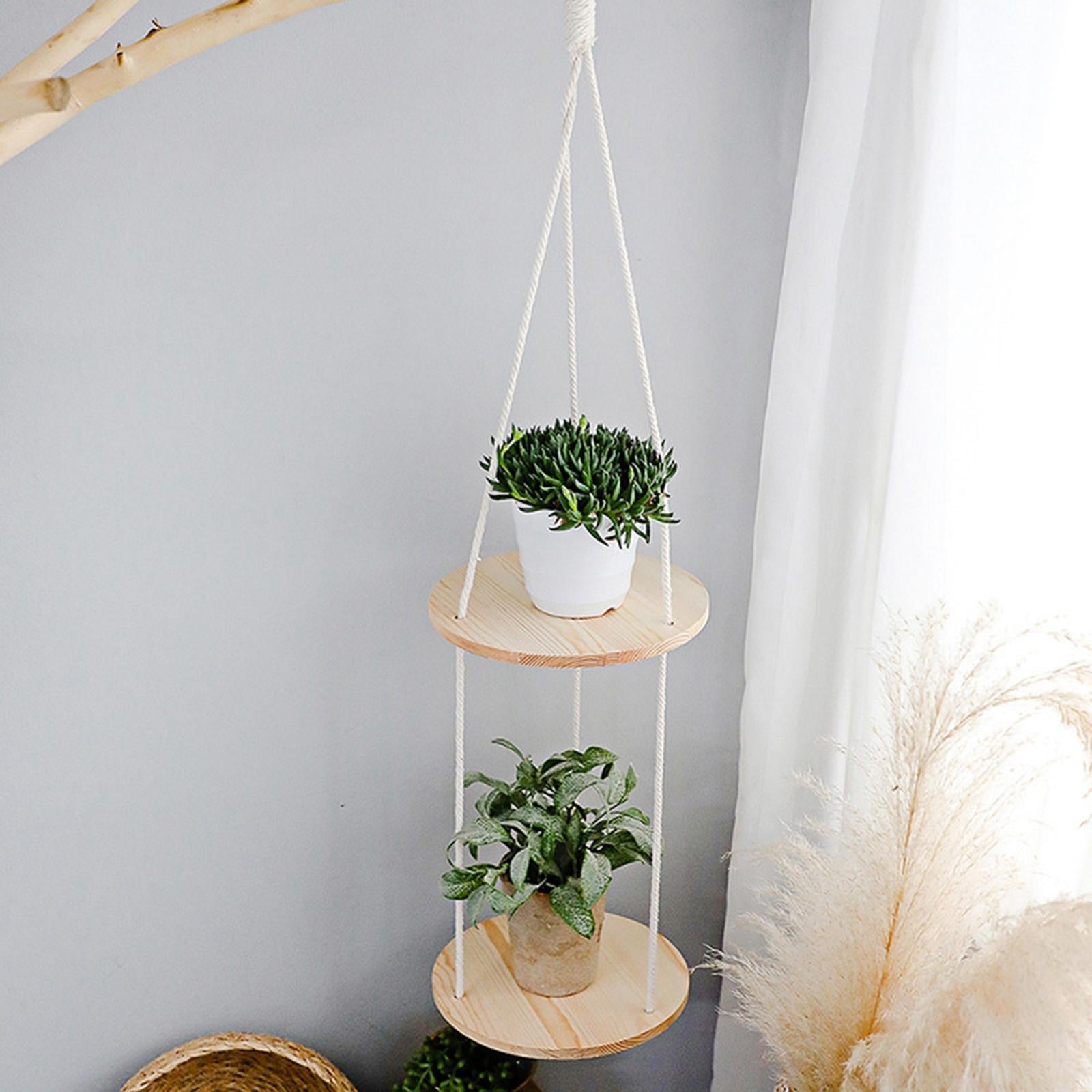 Plant Hanger Home Decor Decorative Flower Pot Holder for Kitchen Garden Lawn
