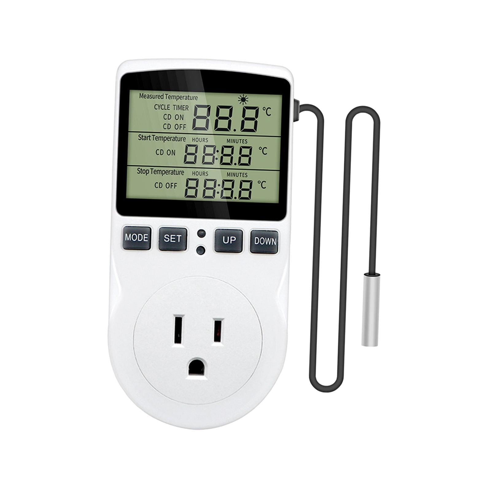 Digital Temperature Controller Thermostat Timer for Terrarium Farm Household