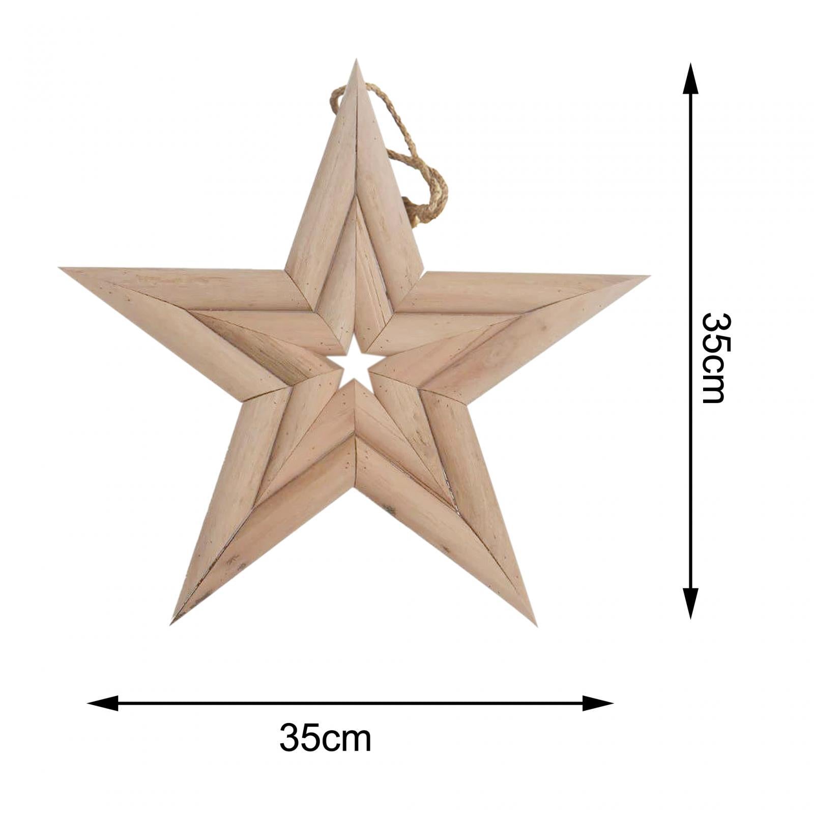 Hanging Wooden Decoration Wall Hanging Ornament for Farmhouse Wedding Cabins Style A