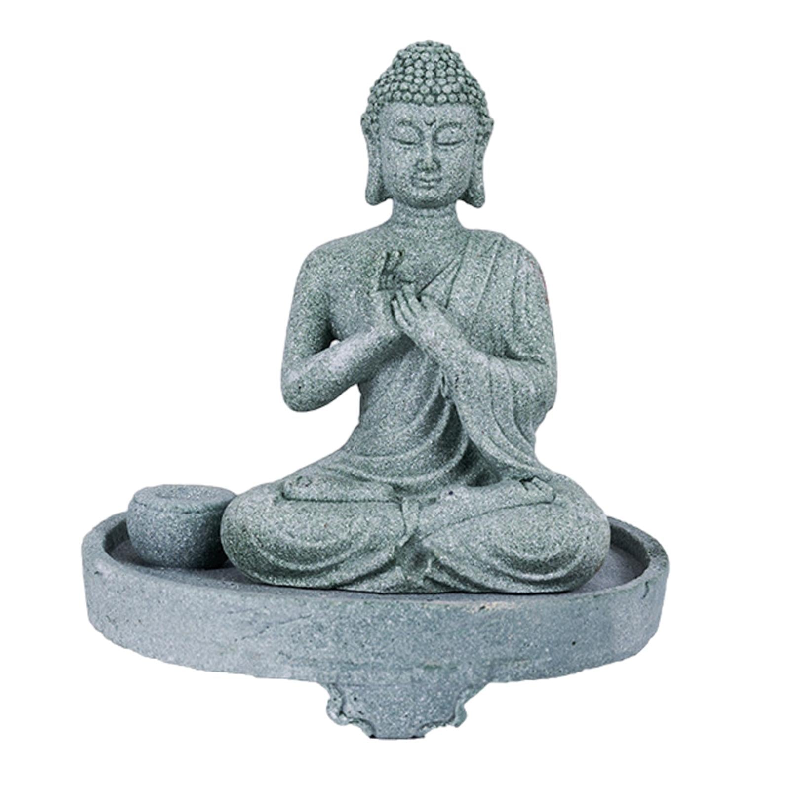 Buddha Incense Stick Holder Zen Incense Stand for Desk Living Room Yoga Style B