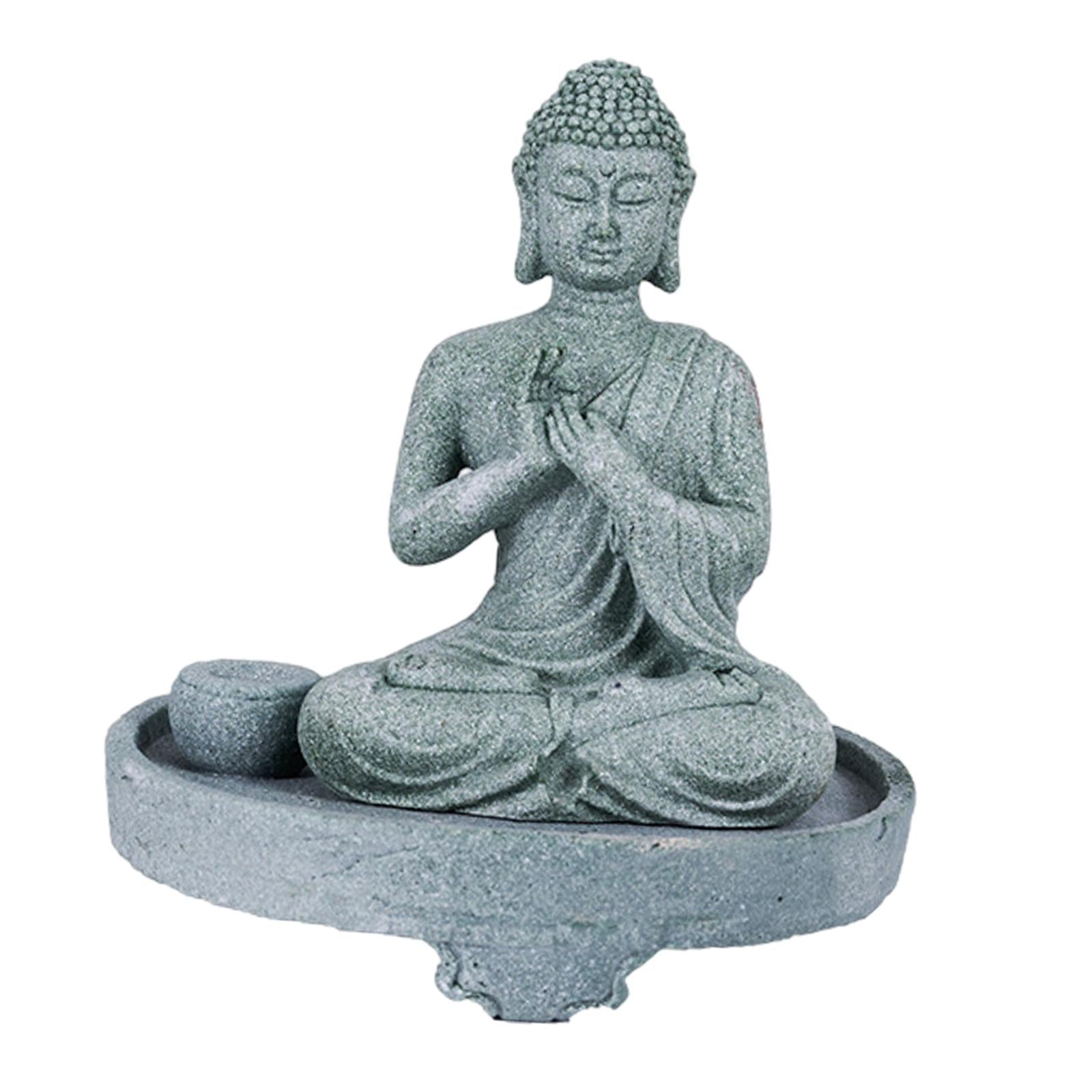 Buddha Incense Stick Holder Zen Incense Stand for Desk Living Room Yoga Style B