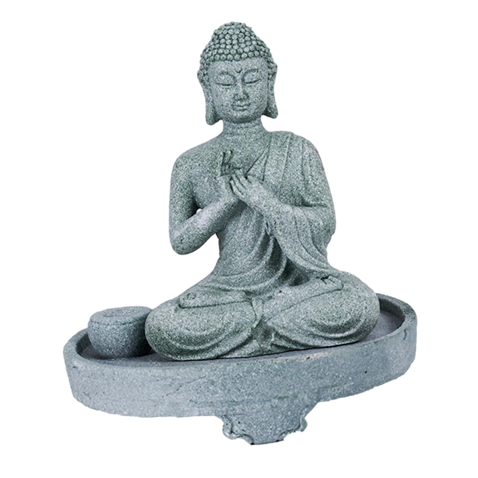 Buddha Incense Stick Holder Zen Incense Stand for Desk Living Room Yoga Style B