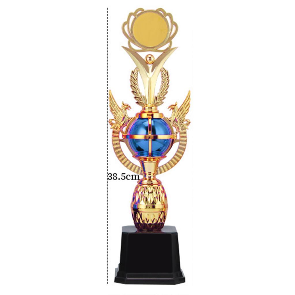 Award Trophy Cup Winning Prizes for Party Celebrations School Speech Contest Blue 38.5cm
