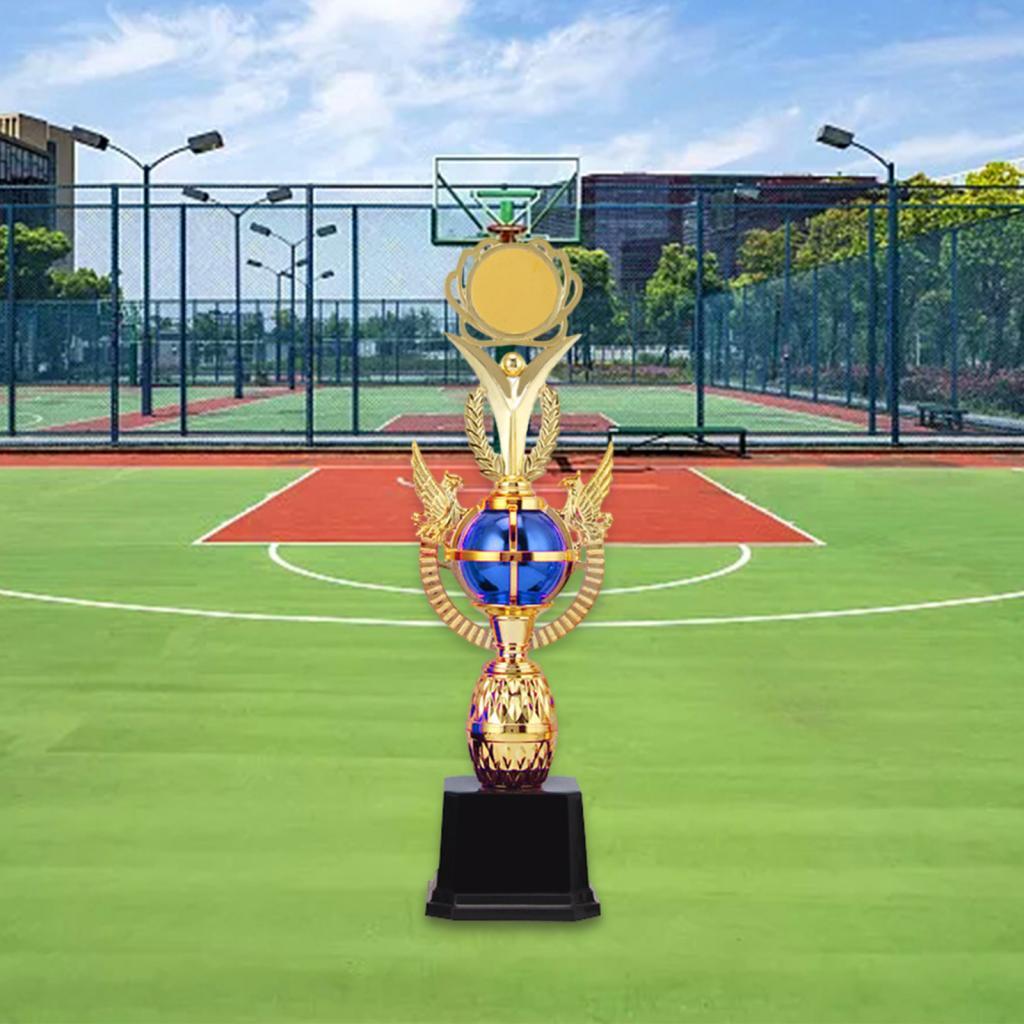 Award Trophy Cup Winning Prizes for Party Celebrations School Speech Contest Blue 38.5cm