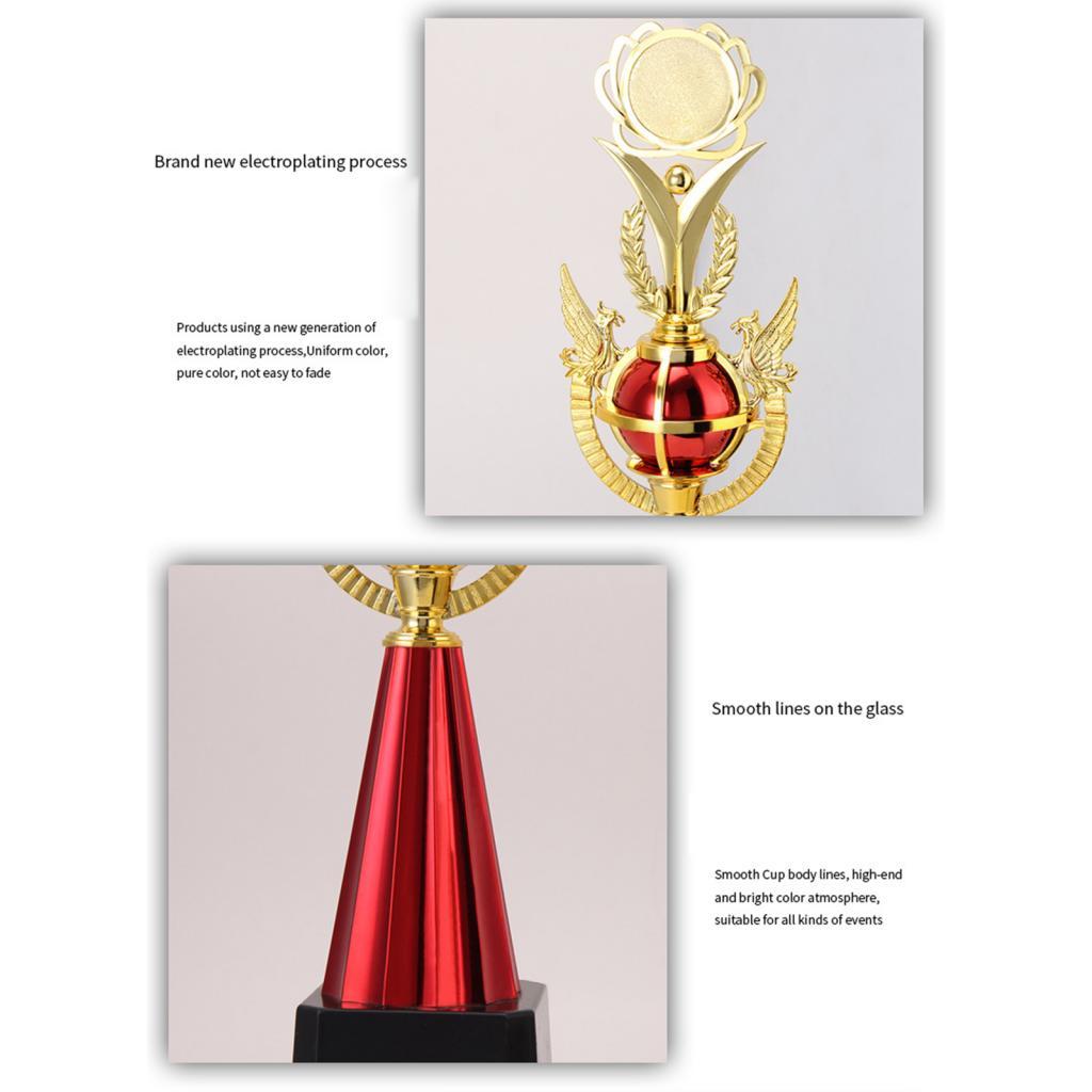 Award Trophy Cup Winning Prizes for Party Celebrations School Speech Contest Red 56.5cm