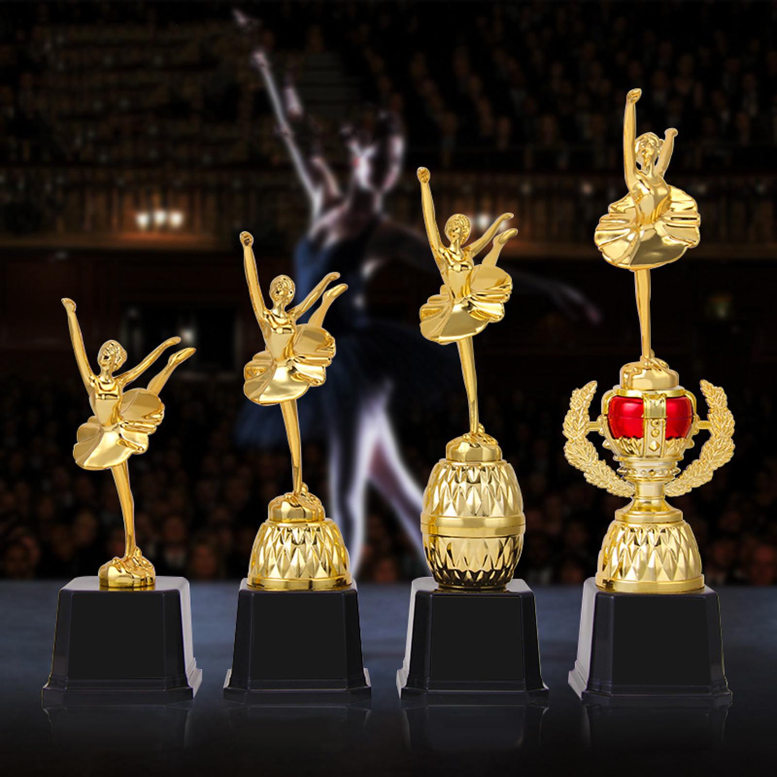 Dance Trophy Award Winning Prize for Party Celebrations Props Award Ceremony 23.3cm