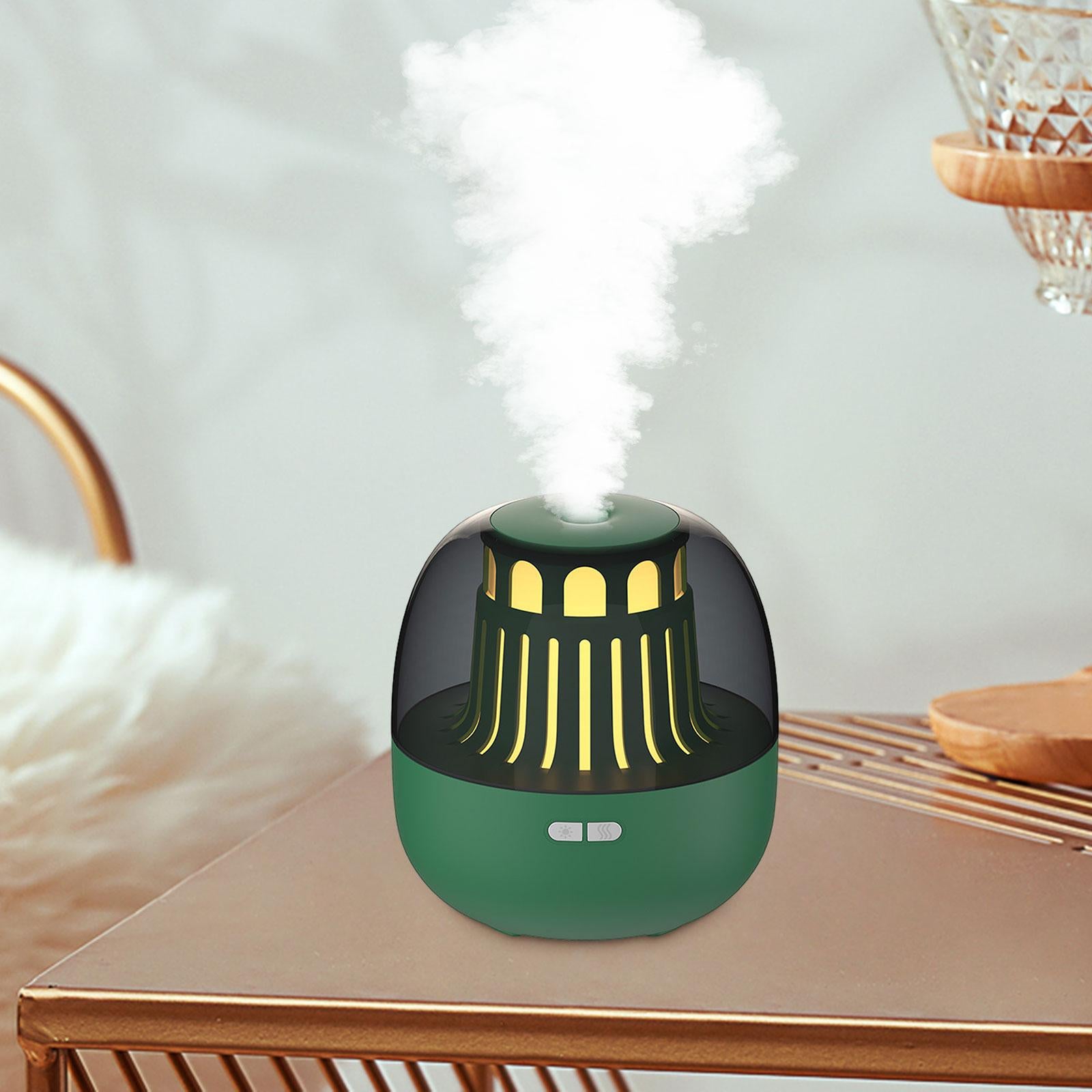 Lighthouse Aroma Diffuser Humidifier for Desktop Gift Ideal for Women Office Green