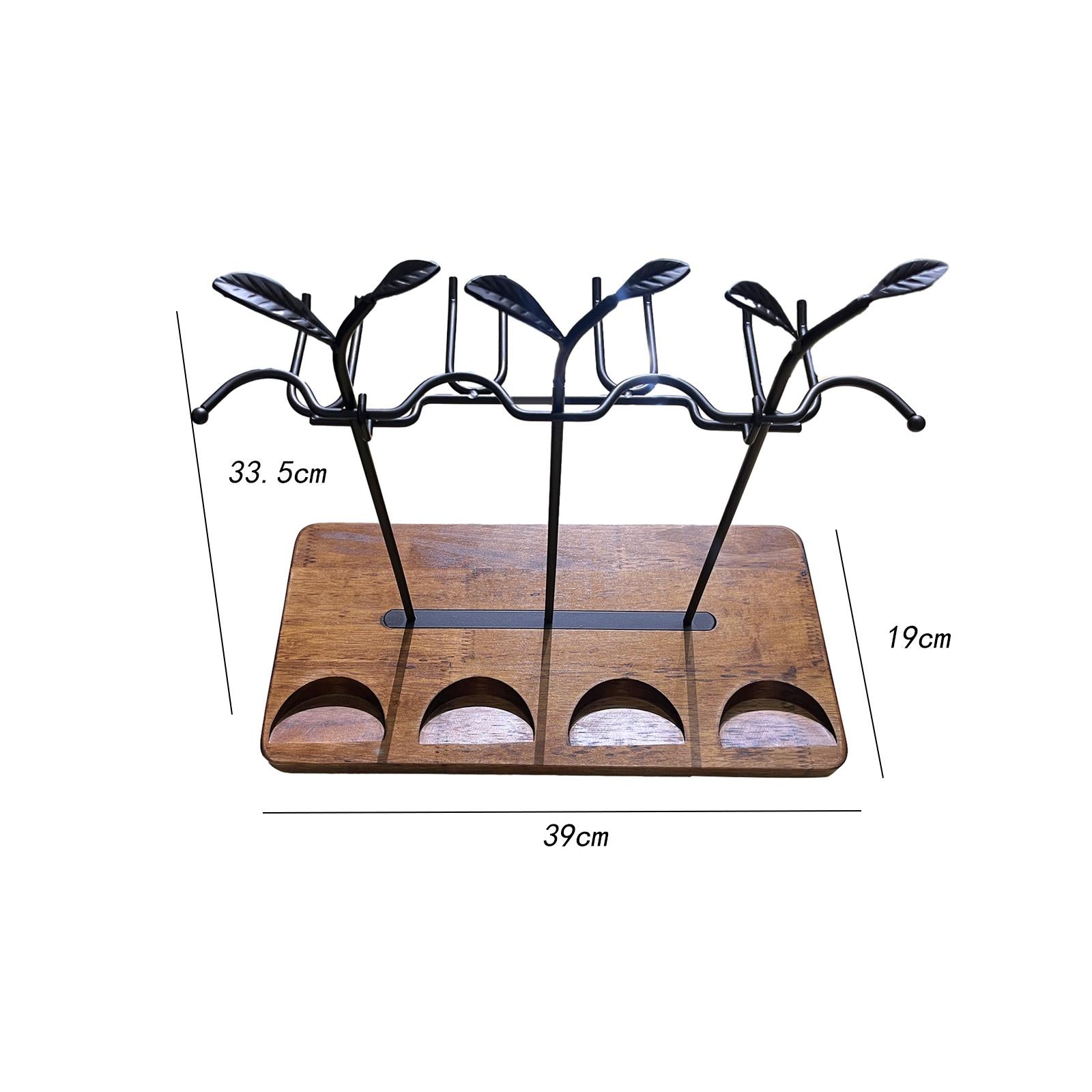 Glasses Storage Display Shelf Countertop Wine Racks for Pantry Cabinet Hotel