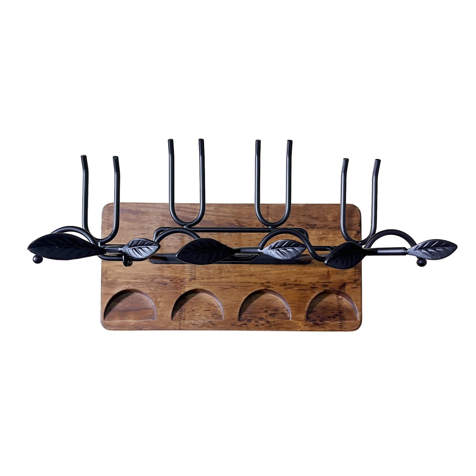 Glasses Storage Display Shelf Countertop Wine Racks for Pantry Cabinet Hotel