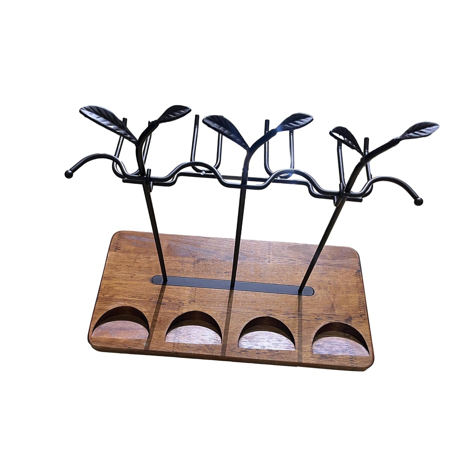 Glasses Storage Display Shelf Countertop Wine Racks for Pantry Cabinet Hotel