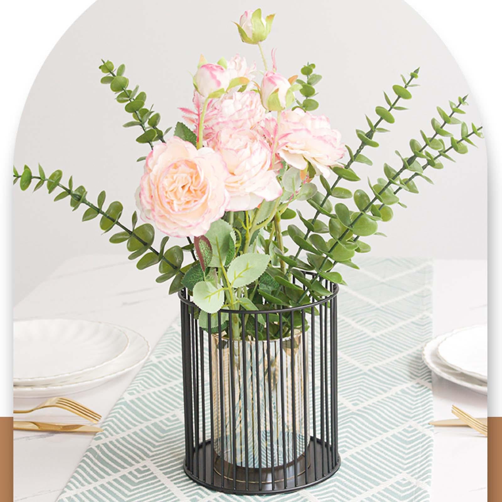 Tea Light Candle Holder Iron Wire Candlestick Holder for Bedroom Home Vanity