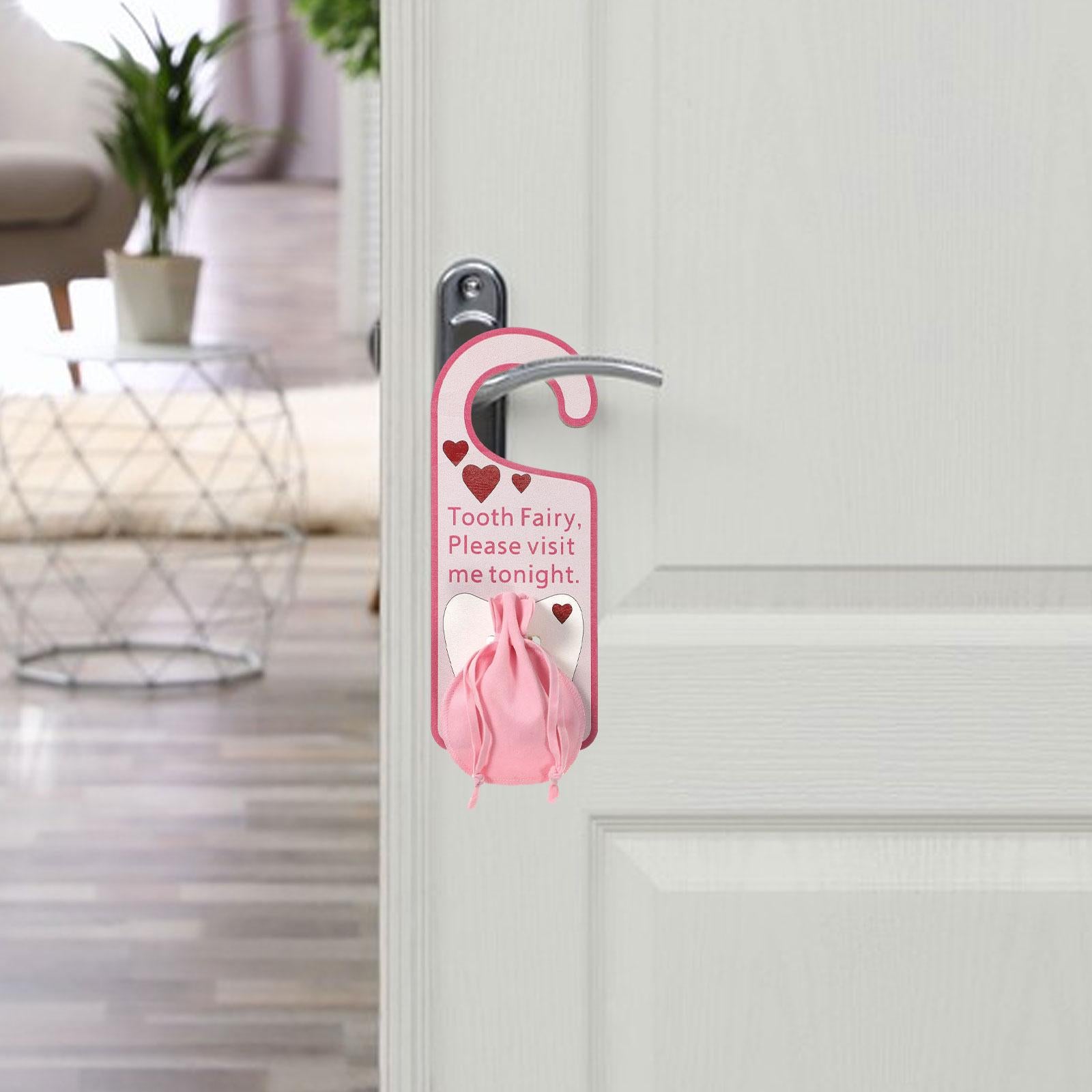 Tooth Fairy Door Hanger Cute Exquisite Sturdy Decoration for Gift Lost Teeth