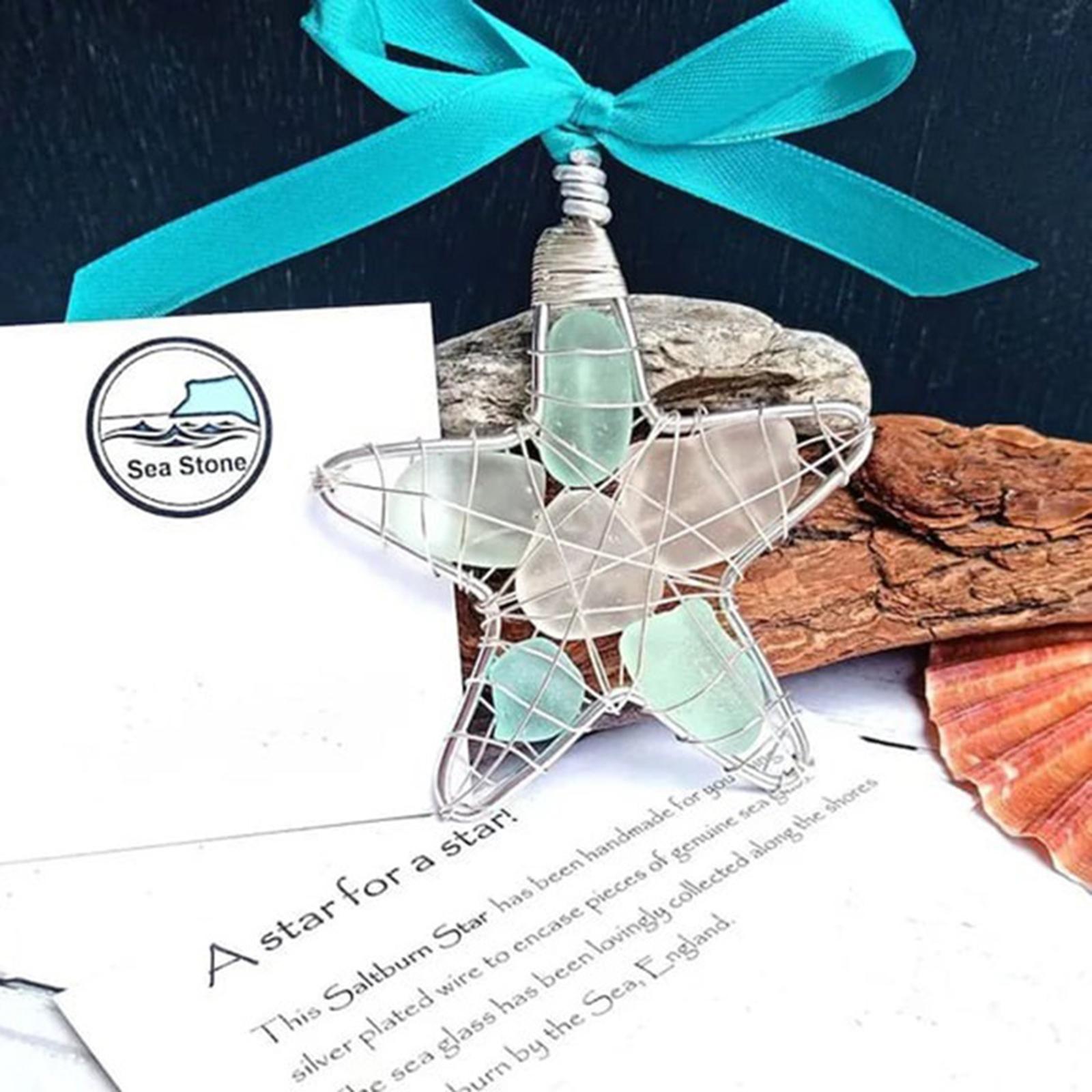 Funny Pendants Xmas Star Hanging Ornament for Anniversary Porch Wedding With Card