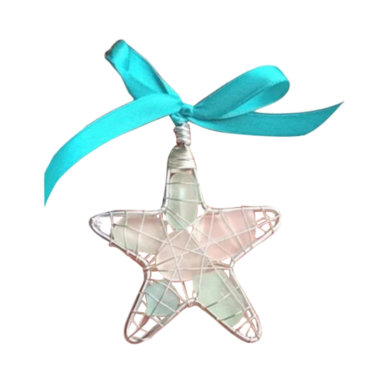 Funny Pendants Xmas Star Hanging Ornament for Anniversary Porch Wedding Without Card