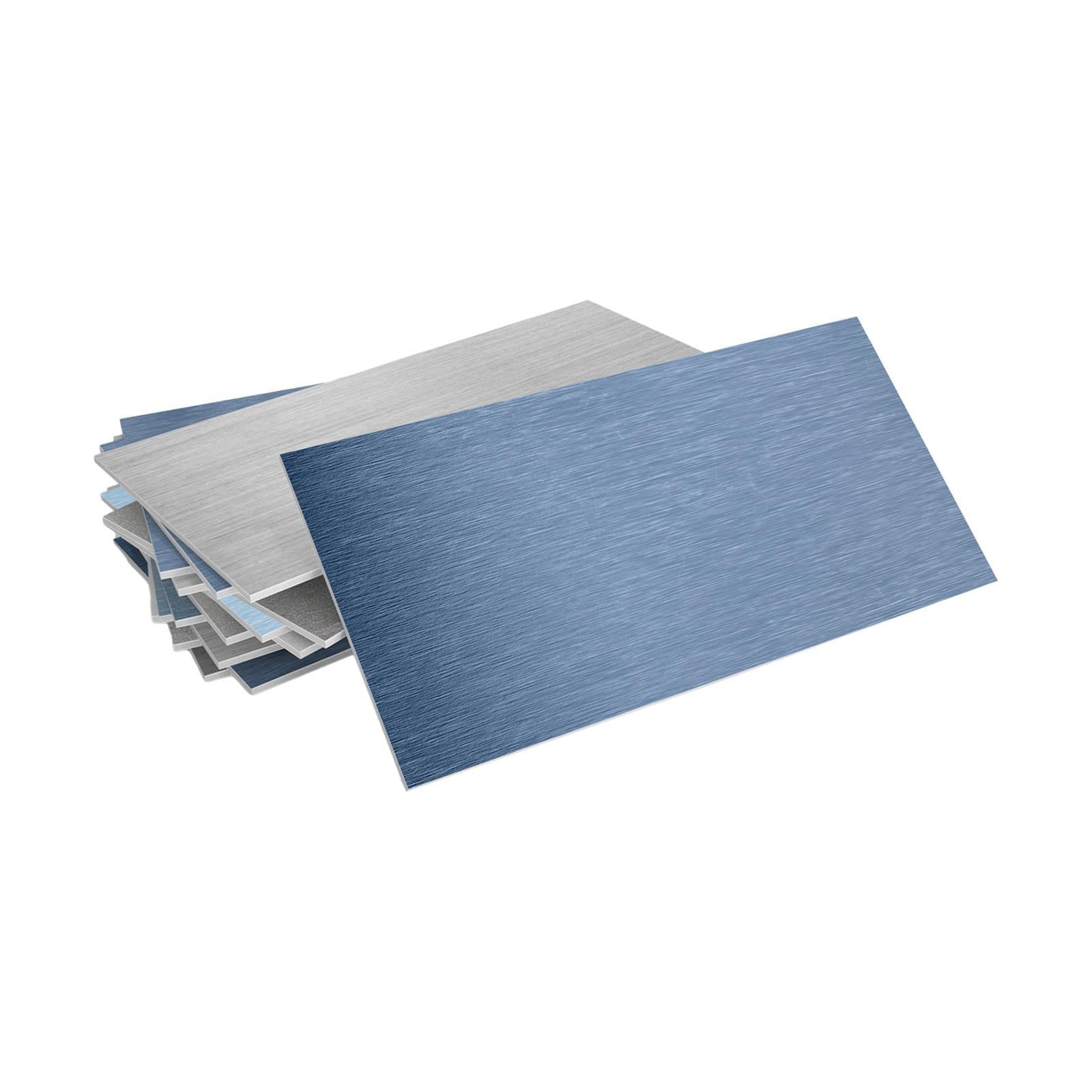 16Pcs Foam Wallpaper Peel and Sticker Wall Panels for Bathroom Kitchen Bedroom blue gray white
