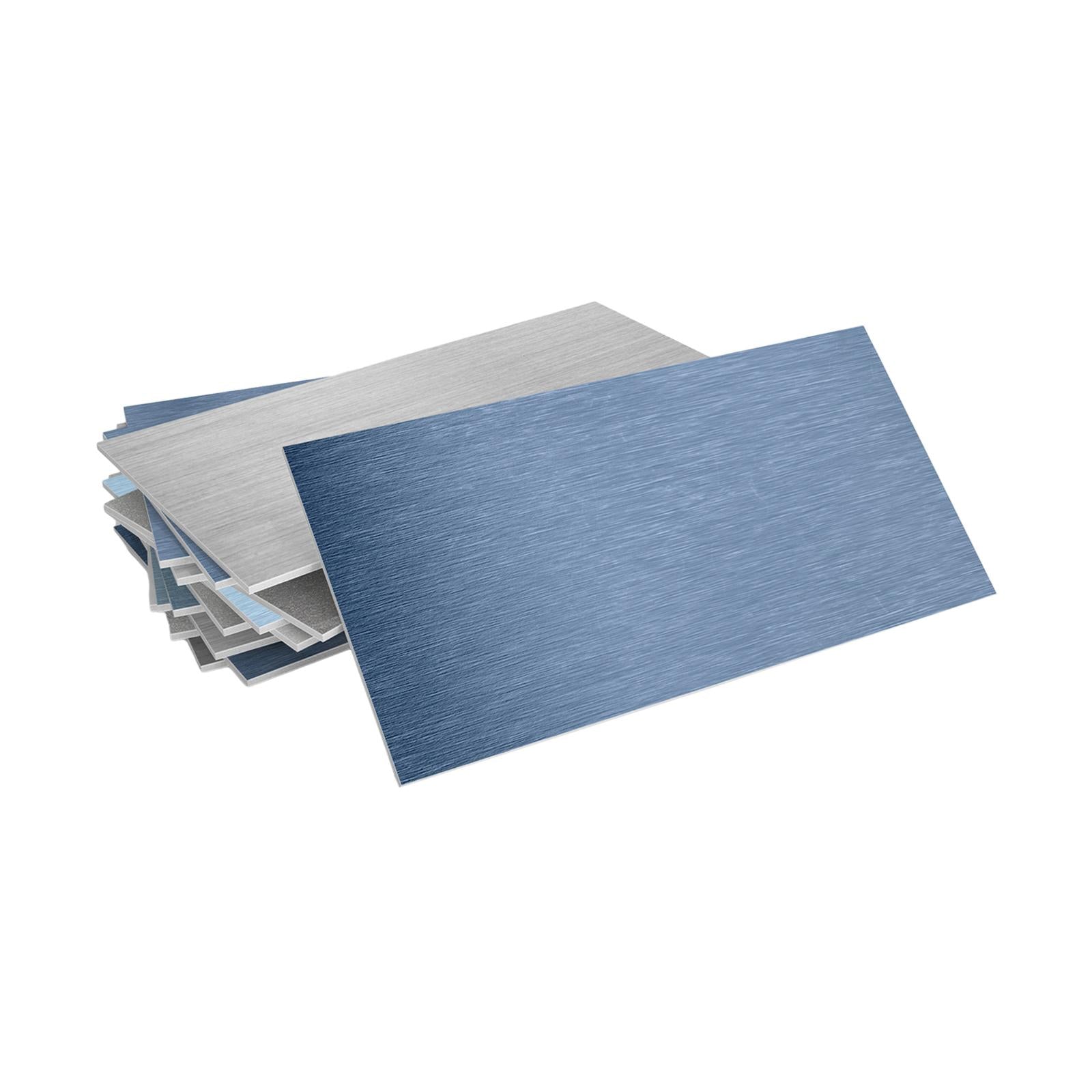16Pcs Foam Wallpaper Peel and Sticker Wall Panels for Bathroom Kitchen Bedroom blue gray white