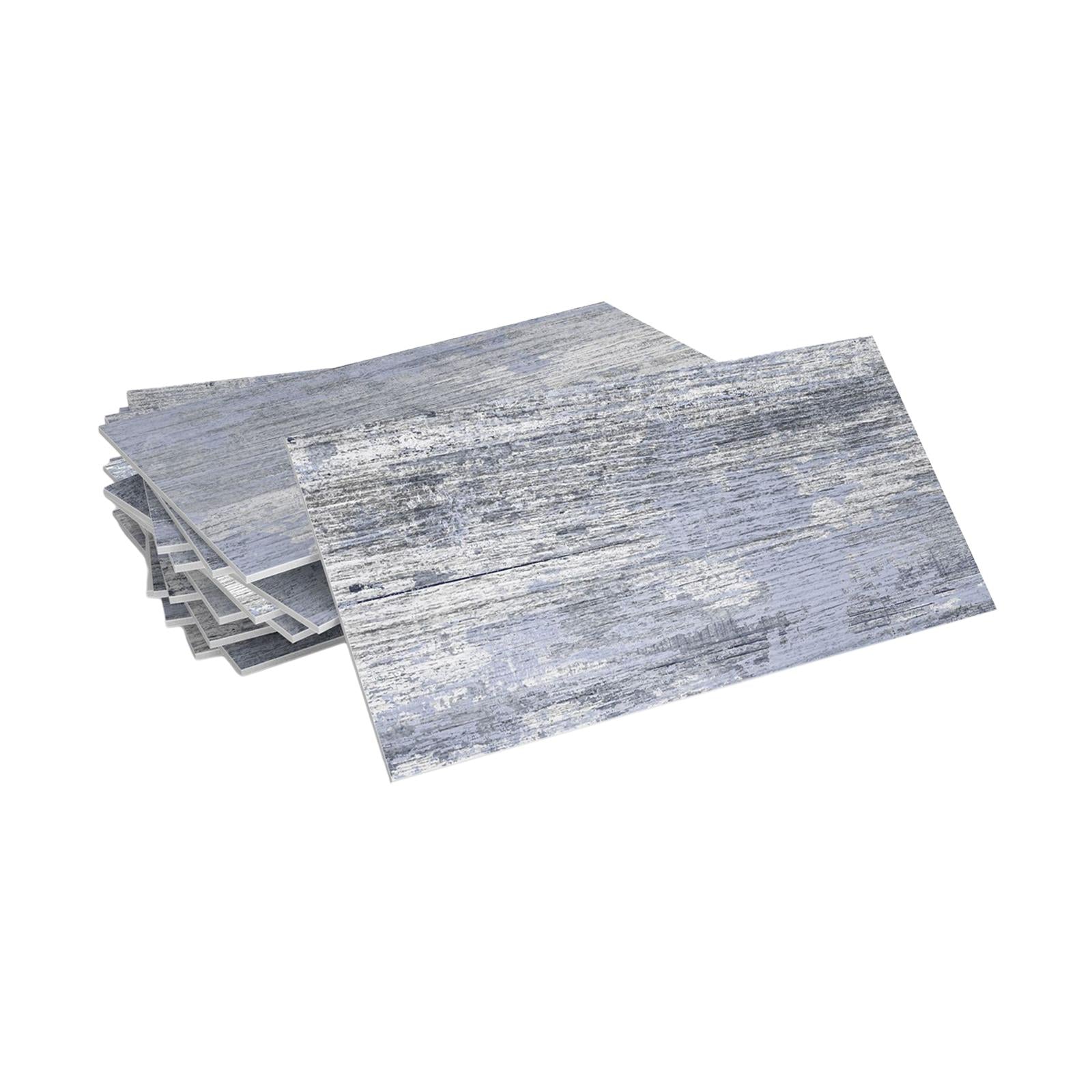 16Pcs Foam Wallpaper Peel and Sticker Wall Panels for Bathroom Kitchen Bedroom blue b grain