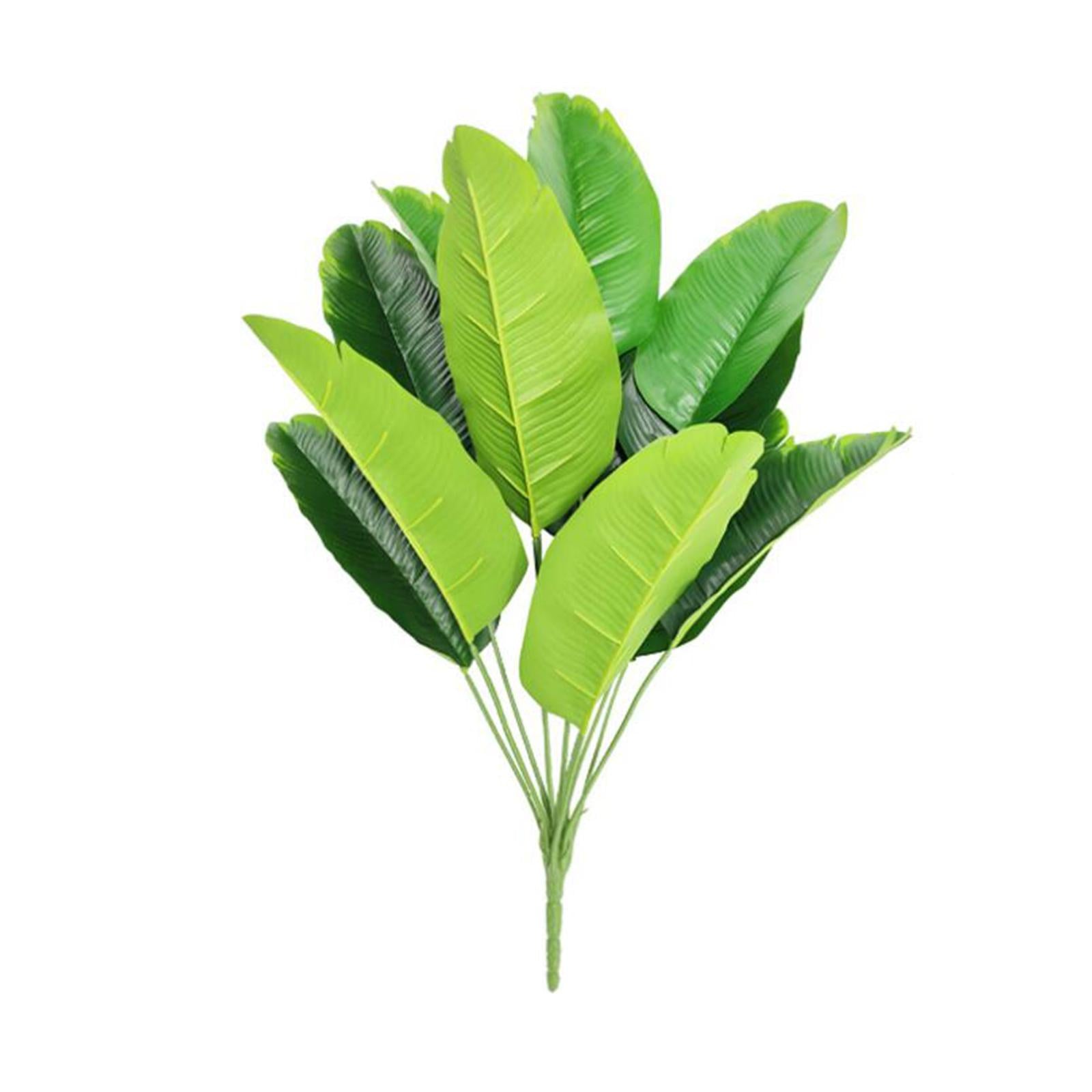 Large Fake Plants Outside Simulated Banana Leaf for Bathroom Beach Fireplace 12 heads Style A