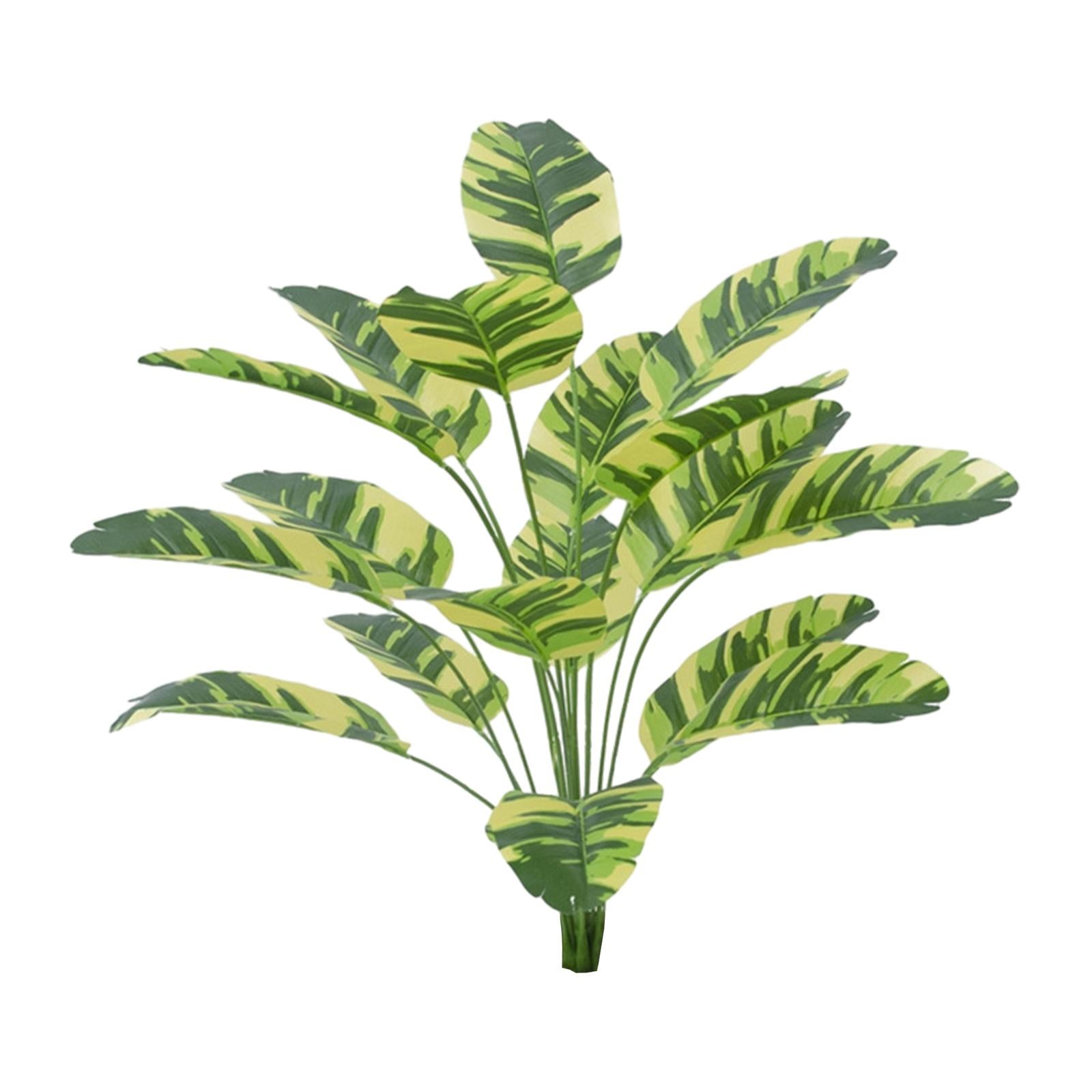 Large Fake Plants Outside Simulated Banana Leaf for Bathroom Beach Fireplace 18 heads Style G