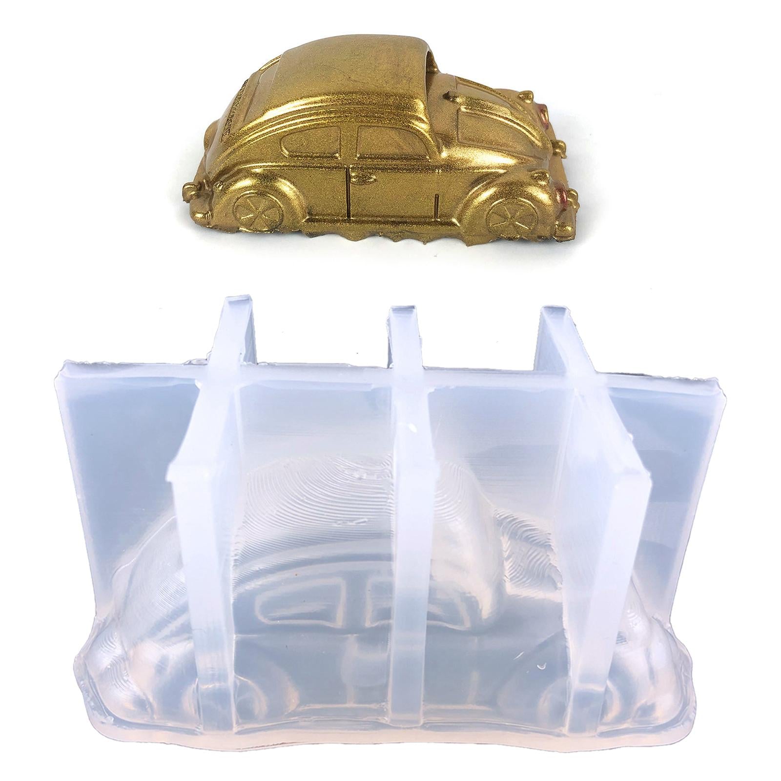 Retro Car Silicone Casting Decoration Plaster Polymer Clay Crafts DIY Crafts