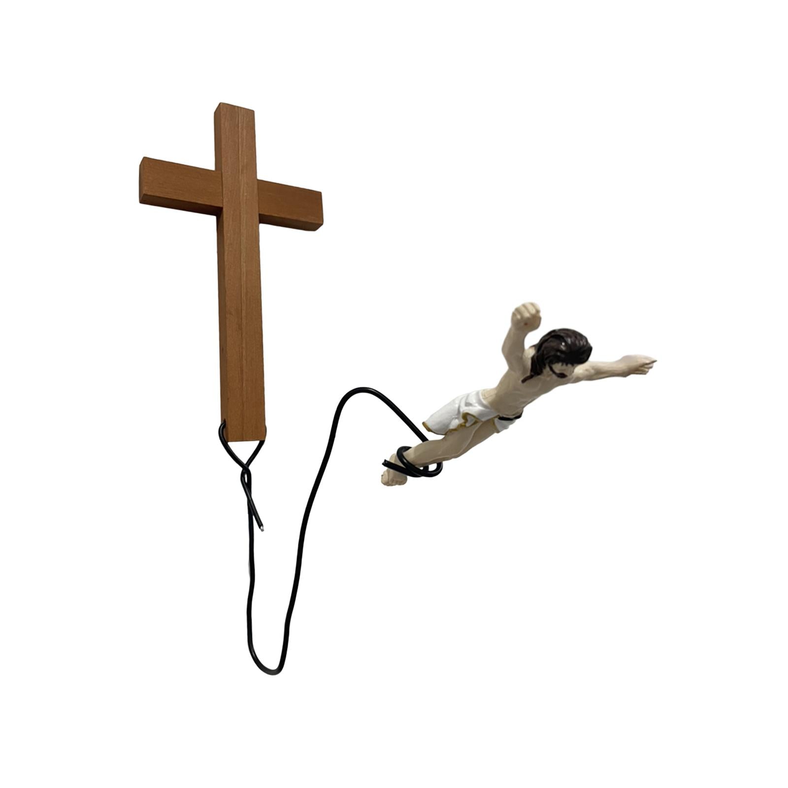 Crucifix Wall Cross Religious Statue for Thanksgiving above Door Living Room