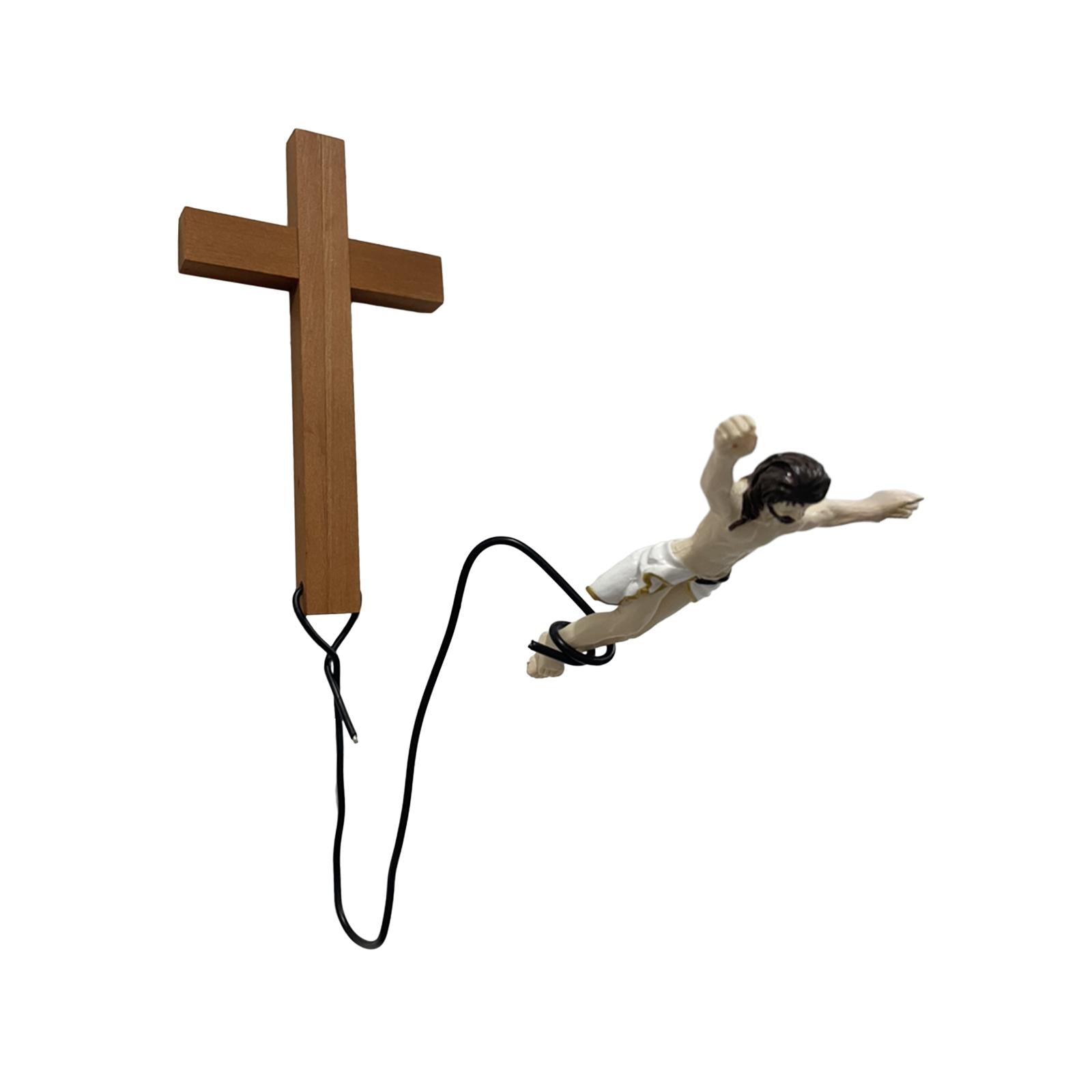 Crucifix Wall Cross Religious Statue for Thanksgiving above Door Living Room