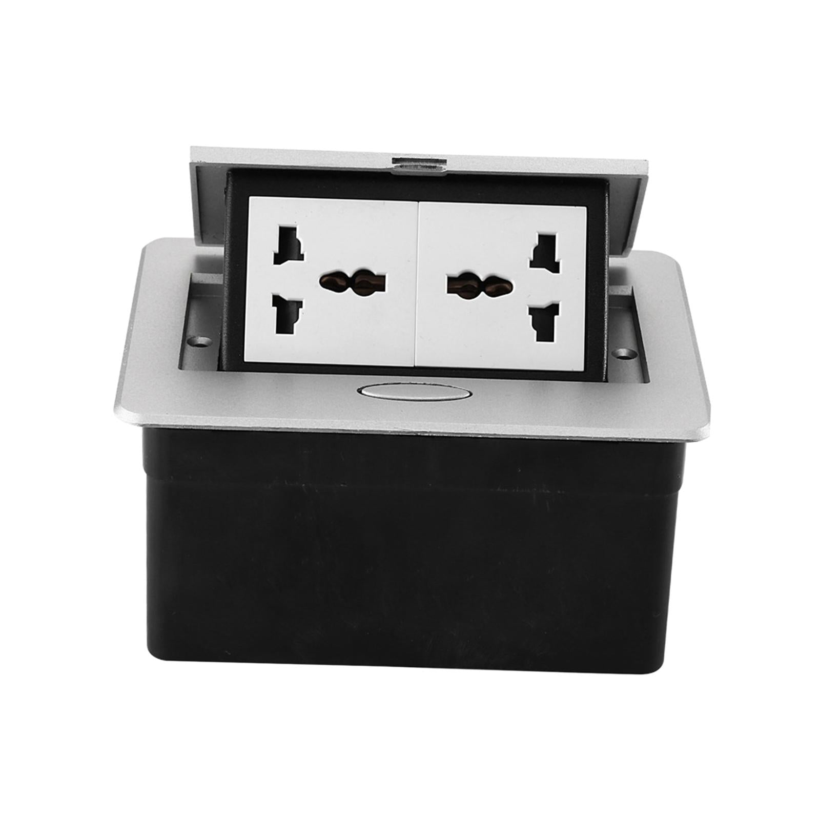 Power Strip Plug Base Recessed Desktop Plug Base for Conference Desk Kitchen