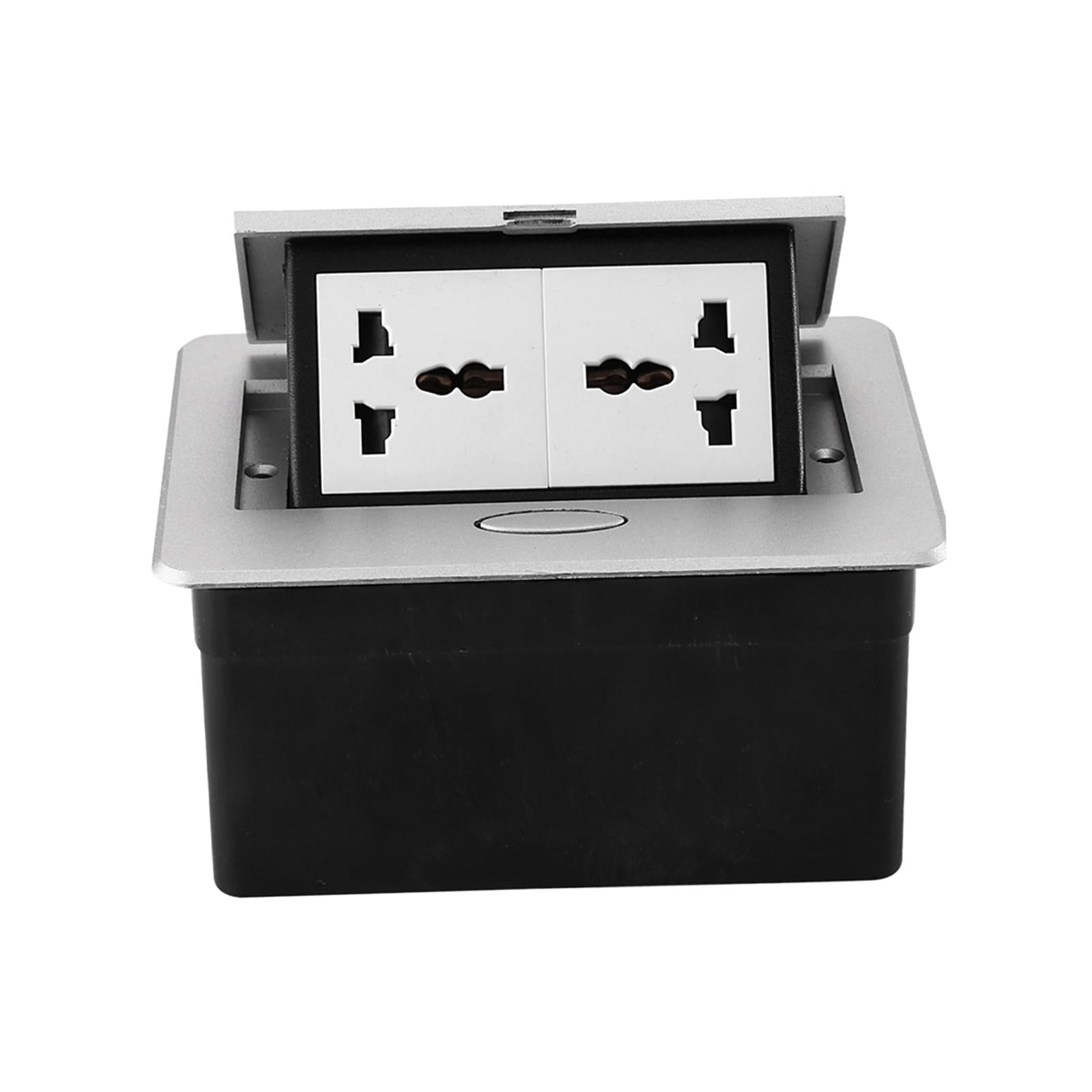 Power Strip Plug Base Recessed Desktop Plug Base for Conference Desk Kitchen