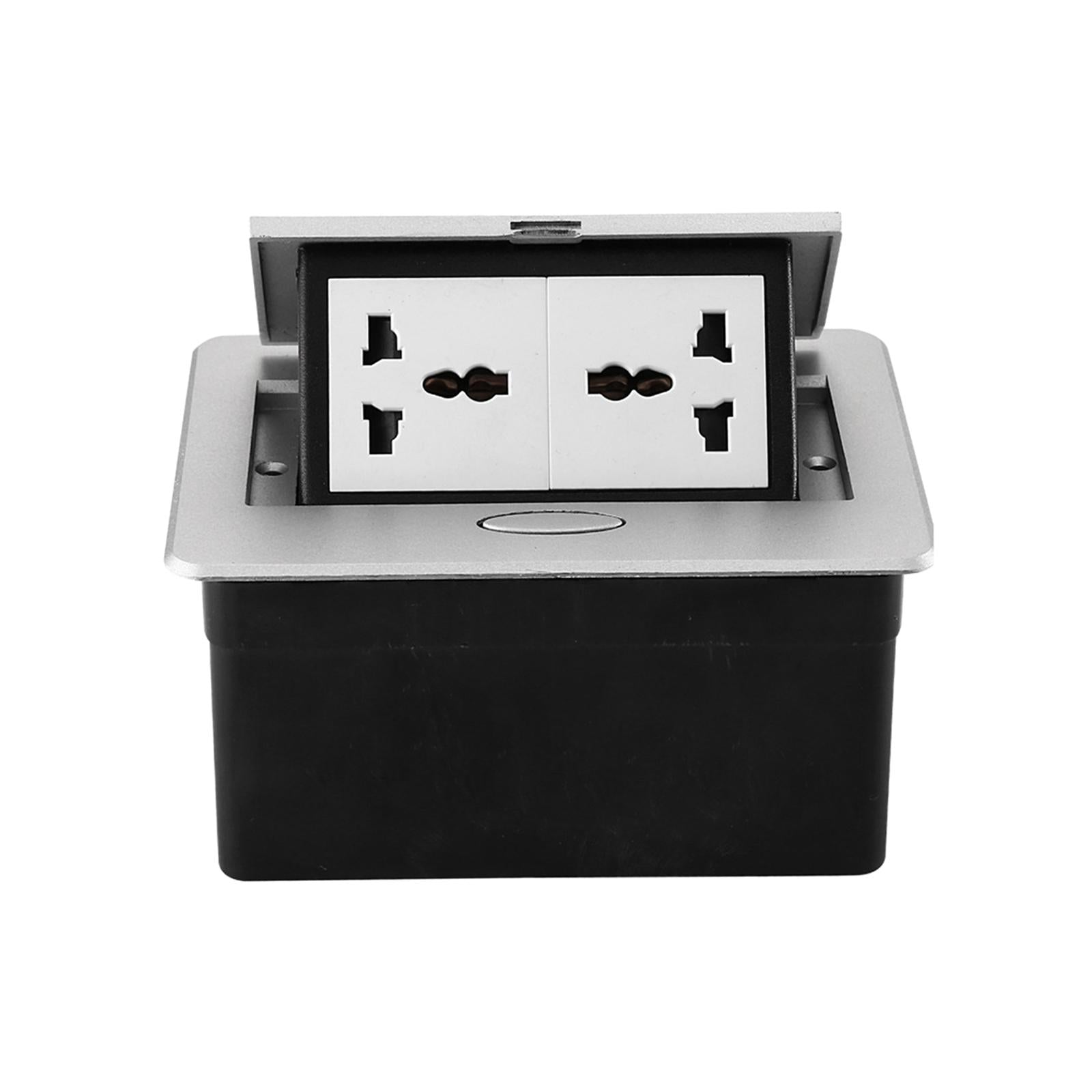Power Strip Plug Base Recessed Desktop Plug Base for Conference Desk Kitchen