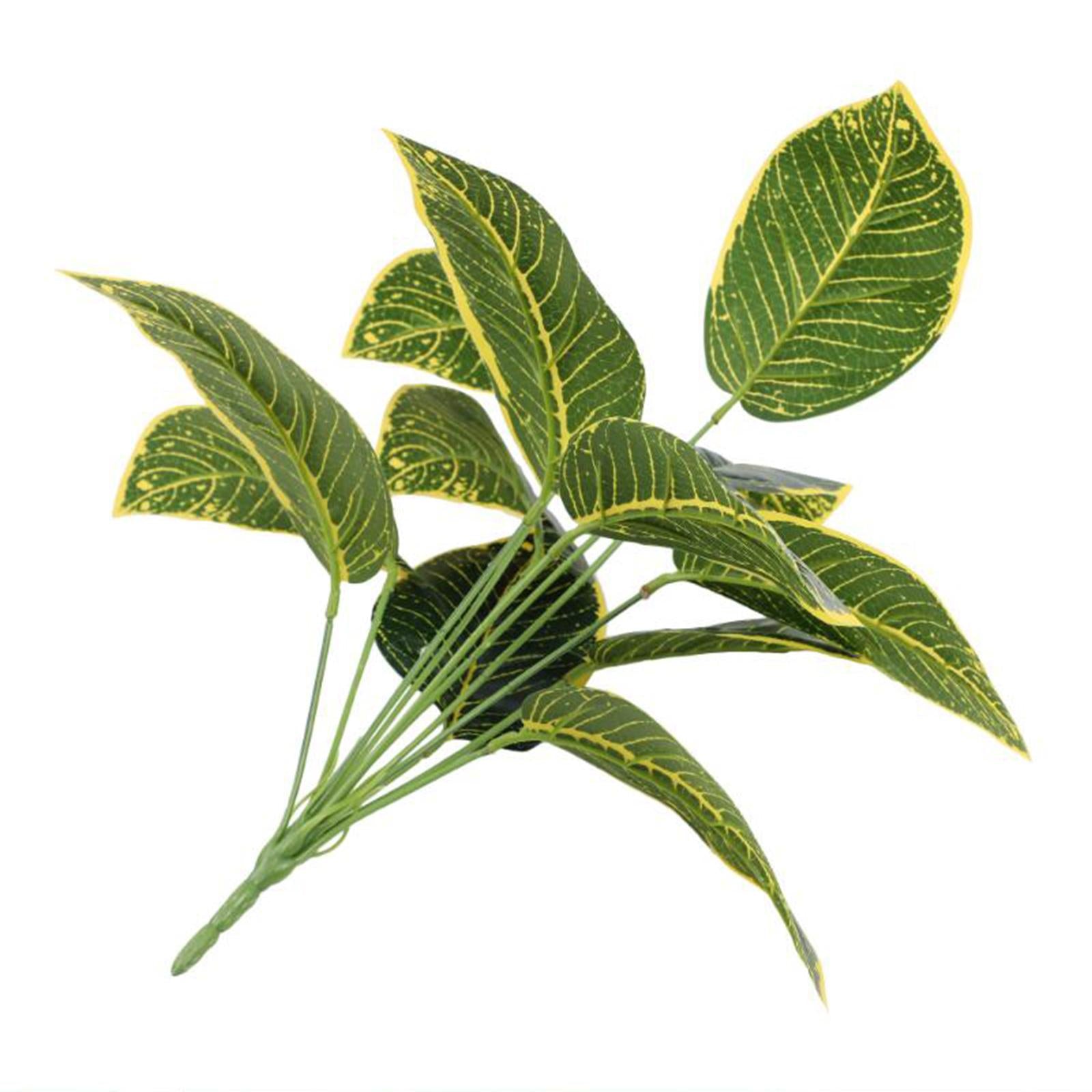 Faux Plants Realistic Green Garden Decoration for Living Room Kitchen Indoor Style D