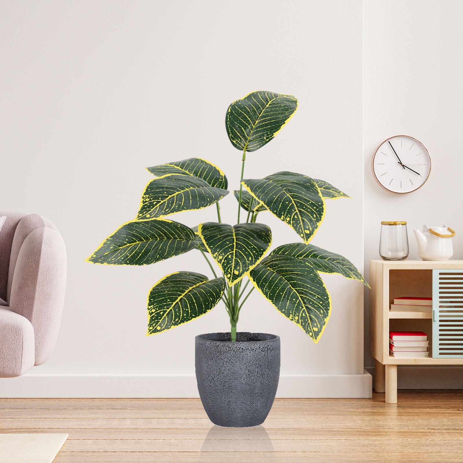 Faux Plants Realistic Green Garden Decoration for Living Room Kitchen Indoor Style D