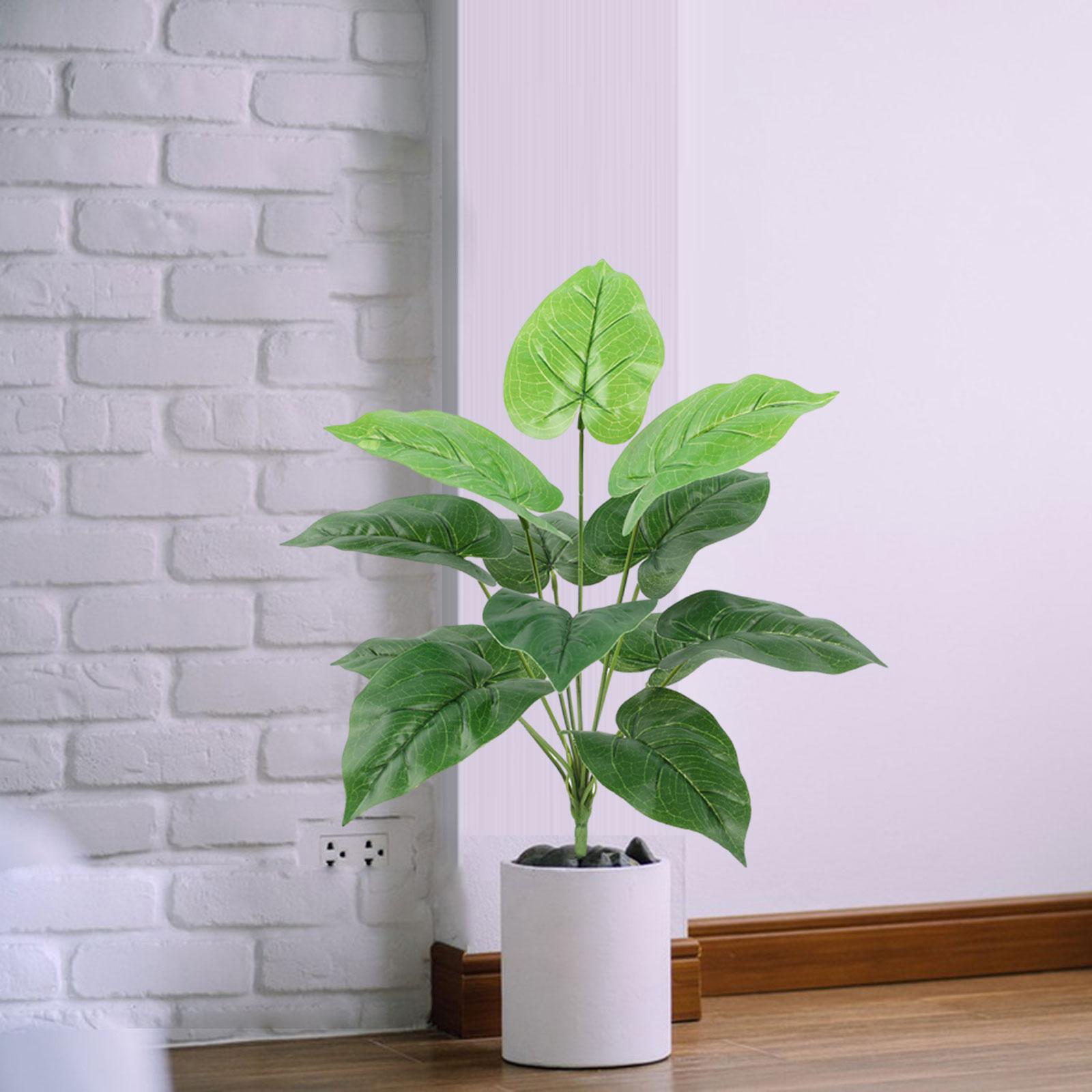 Faux Plants Realistic Green Garden Decoration for Living Room Kitchen Indoor Style G