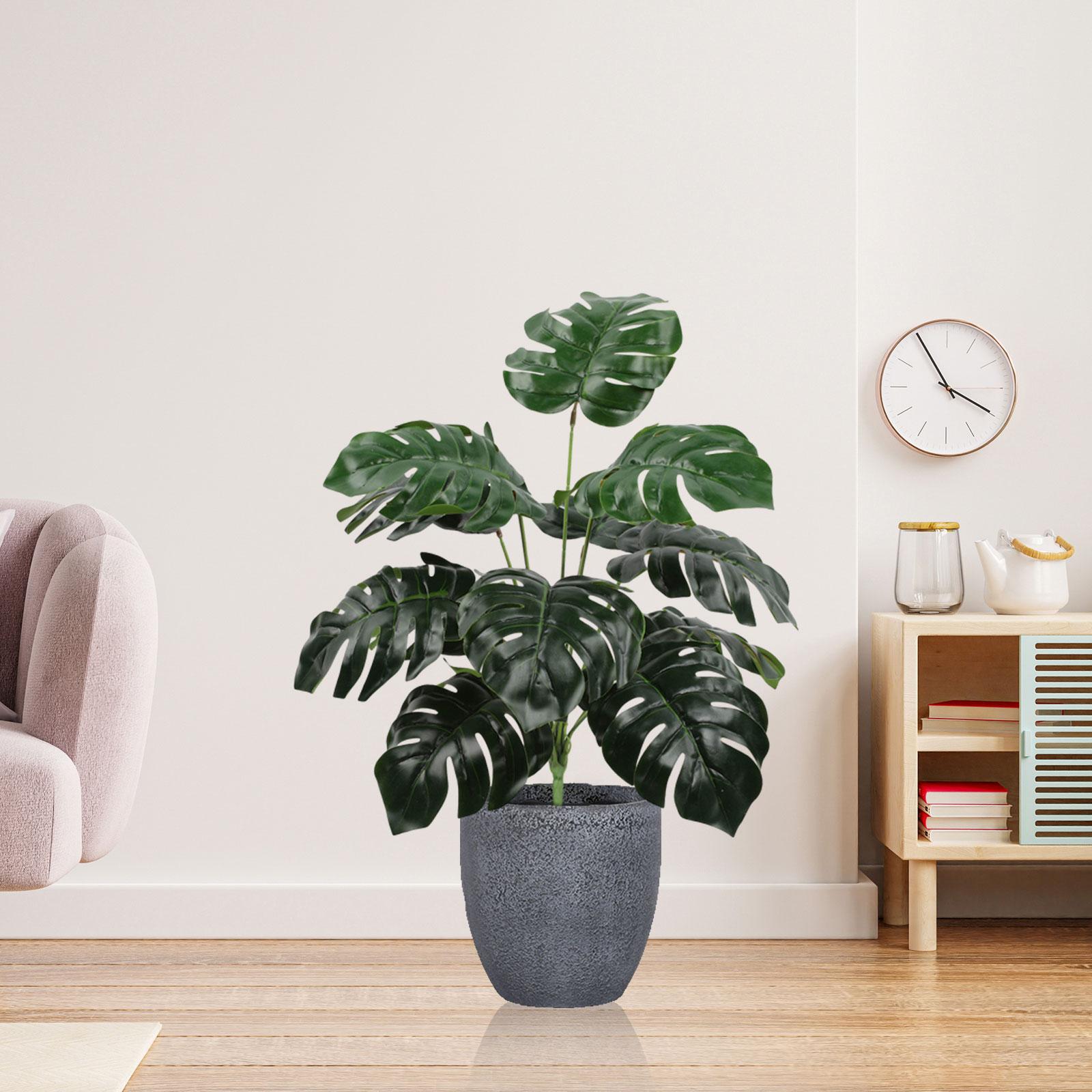 Faux Plants Realistic Green Garden Decoration for Living Room Kitchen Indoor Style L